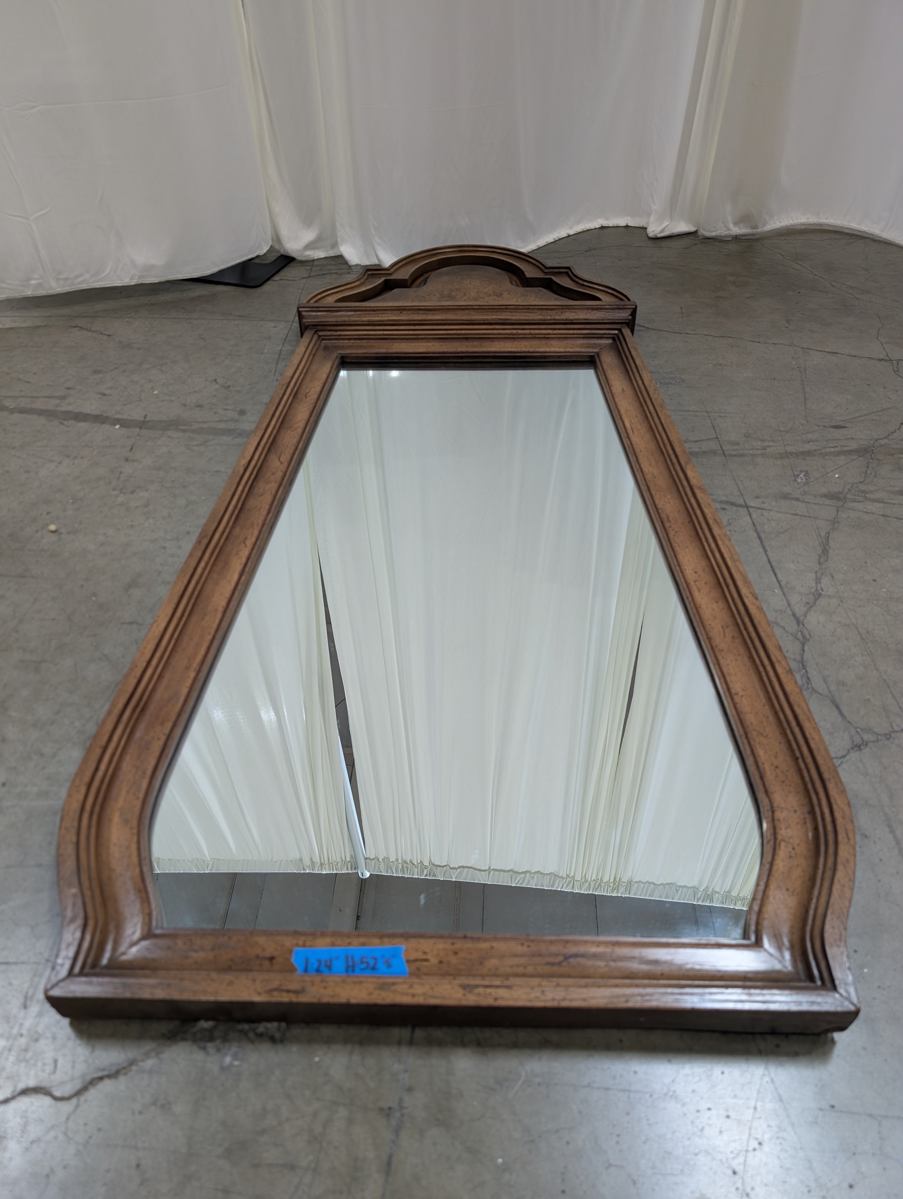 Traditional Carved Wood Wall Mirror