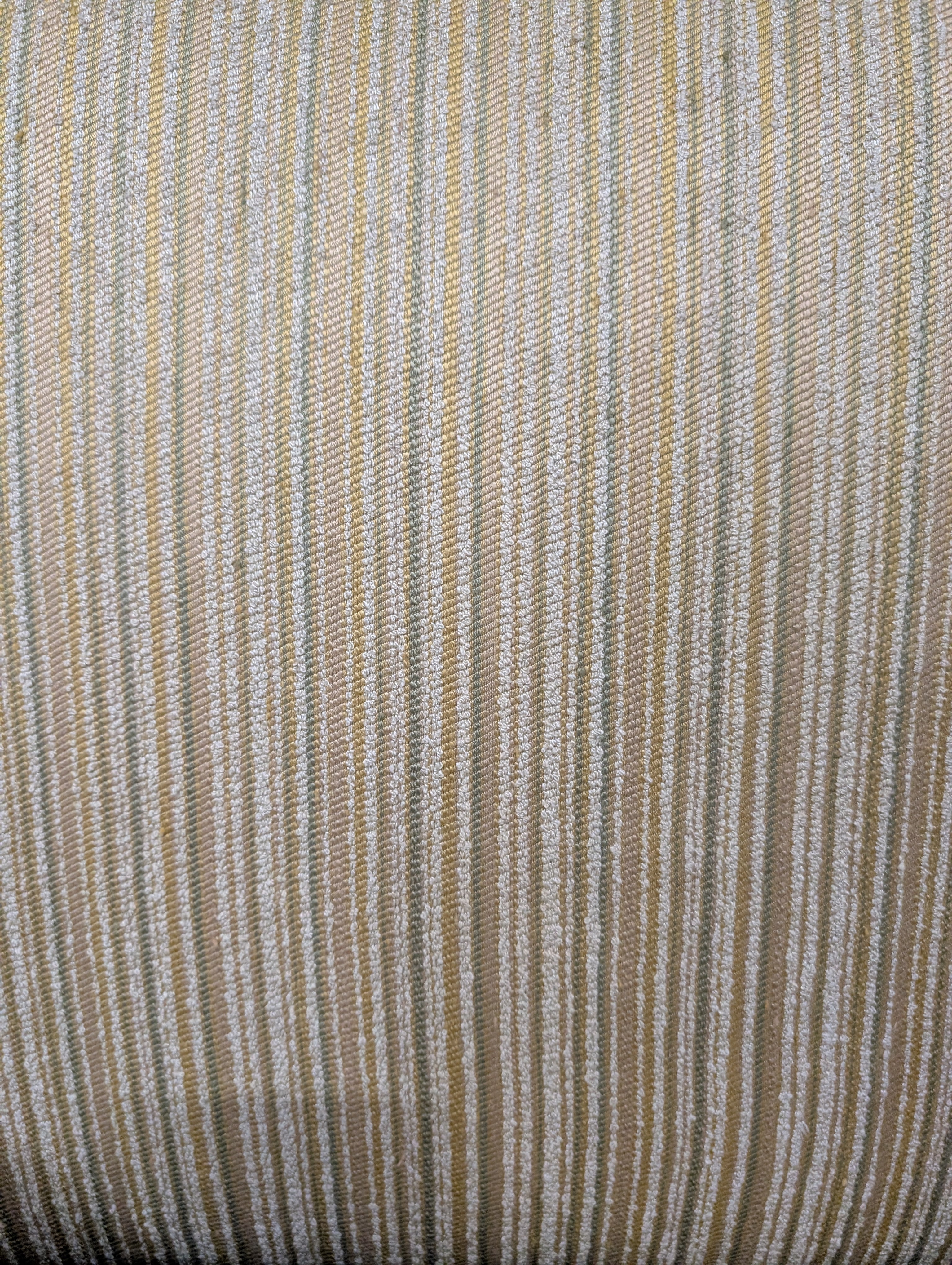 Textured Striped Upholstered Armchair