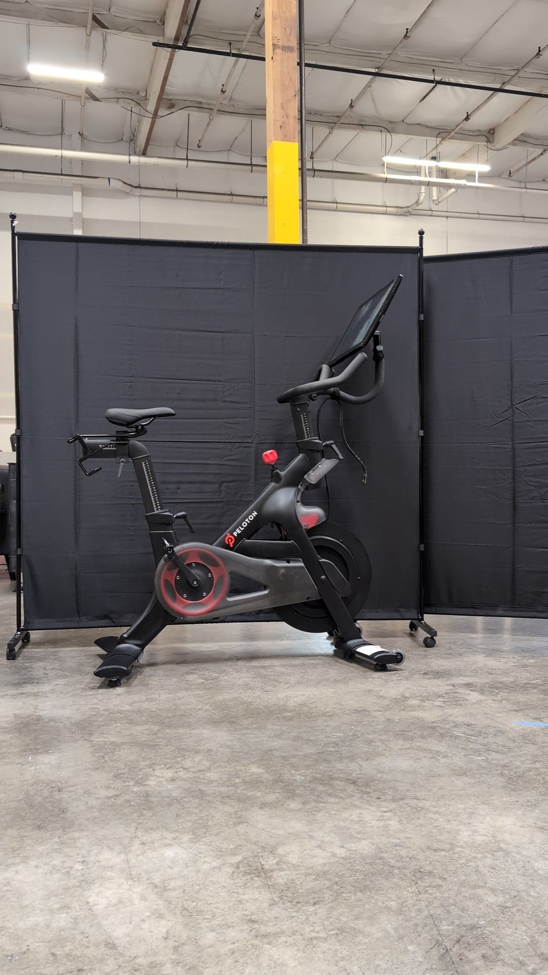 Peloton Stationary Exercise Bike with Adjustable Seat