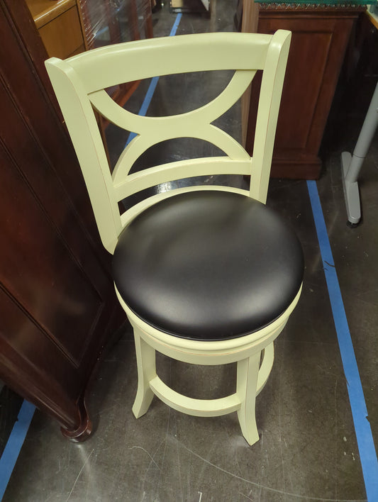 Whalen Farmhouse Leather Dining Chair