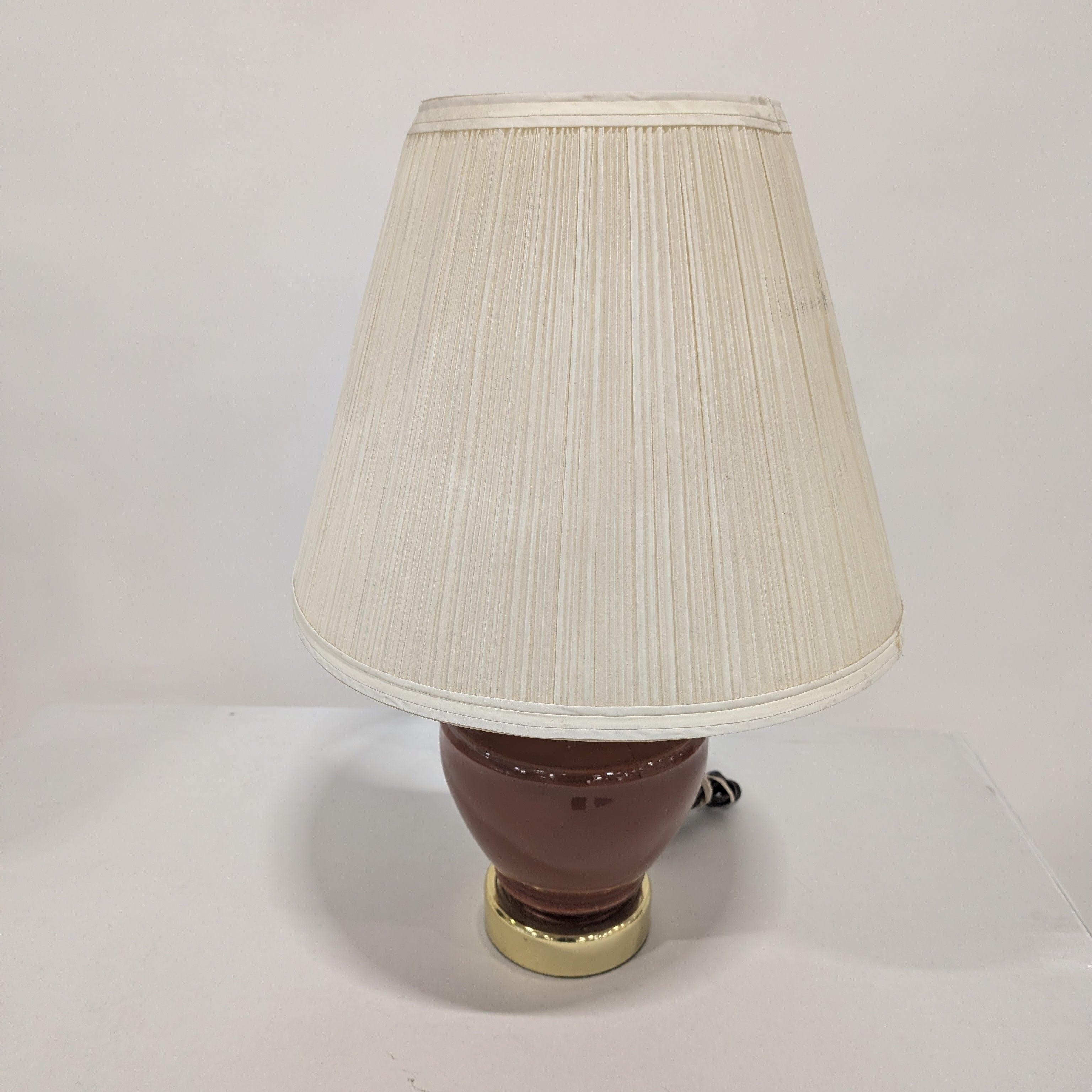 Classic Pleated Shade Table Lamp with Urn-Style Base