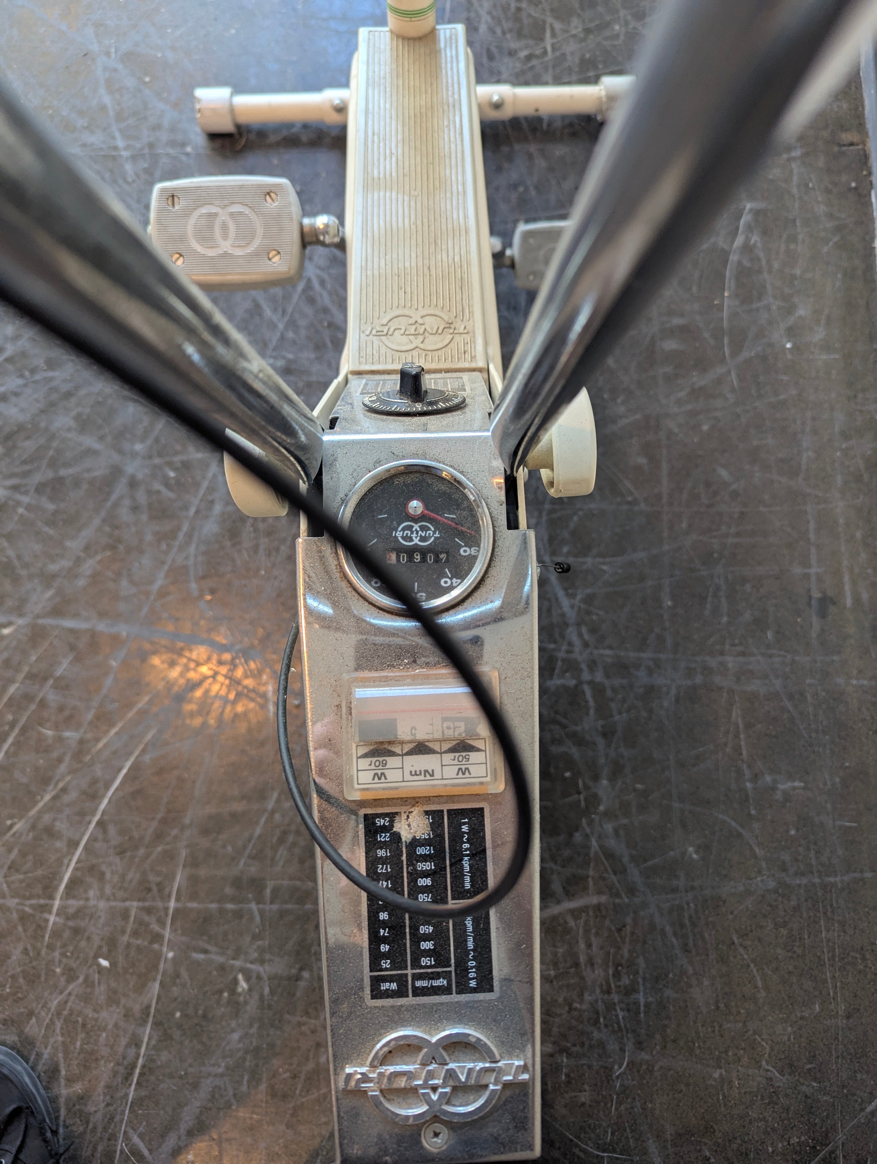 Vintage Tunturi Stationary Exercise Bike