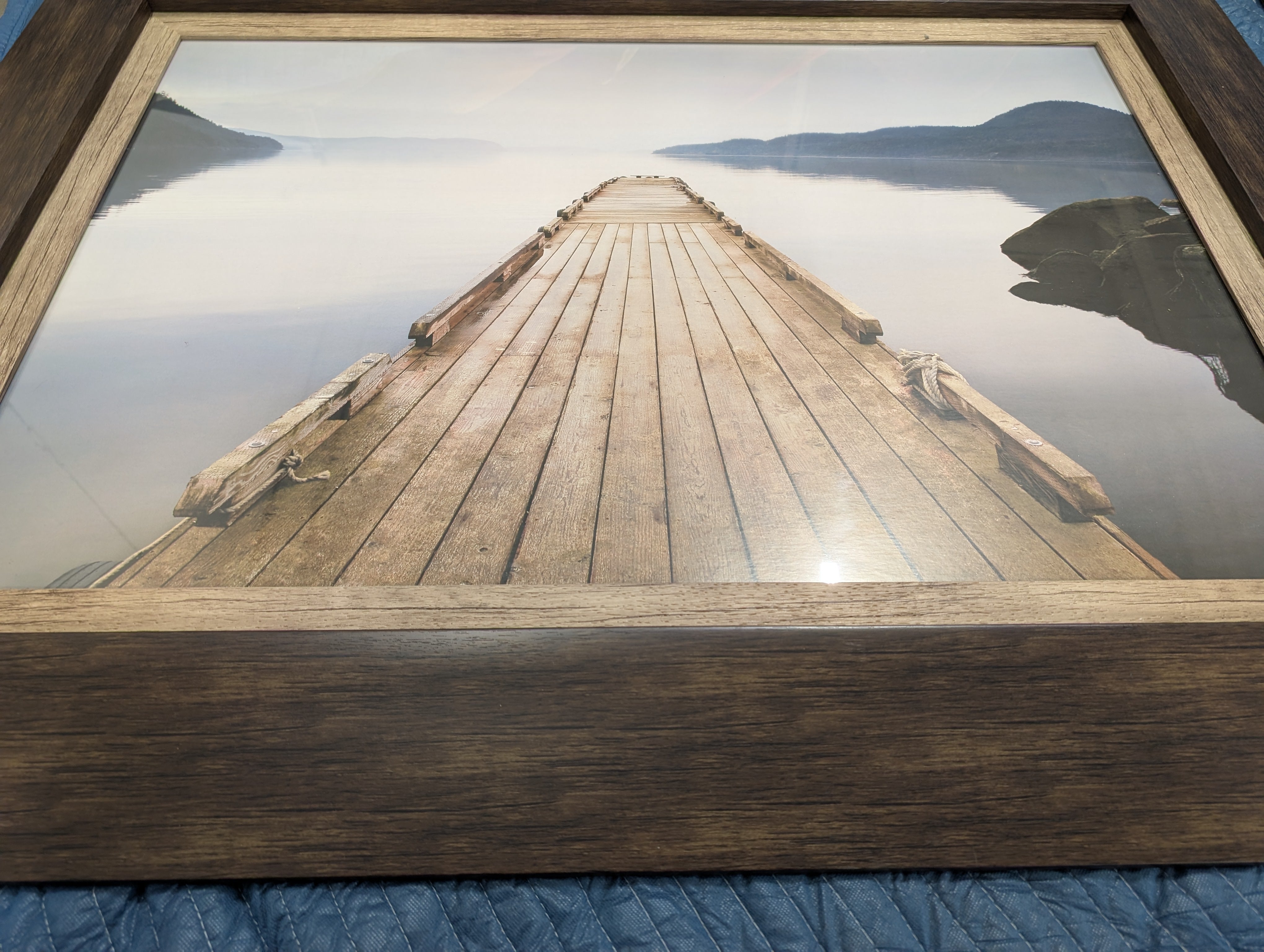 Wooden Framed Dock Landscape