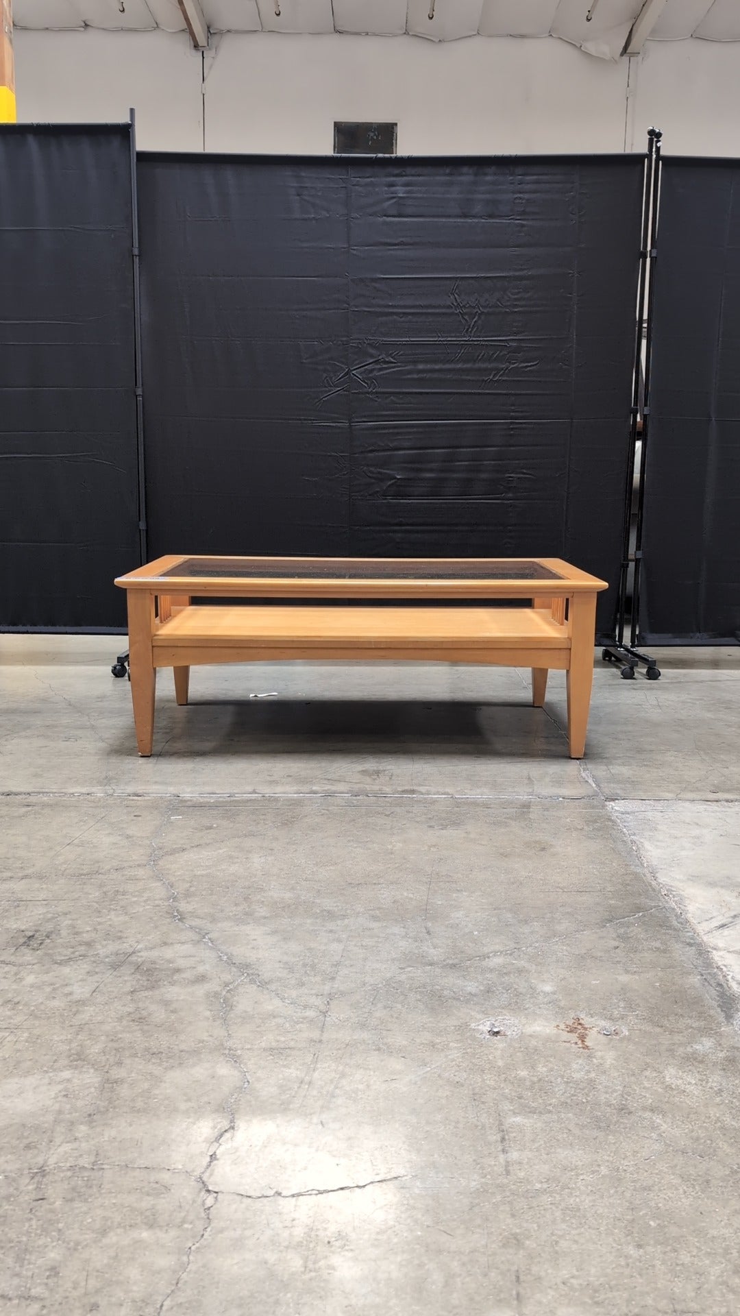 Versatile Light Brown Hardwood Recessed Frame