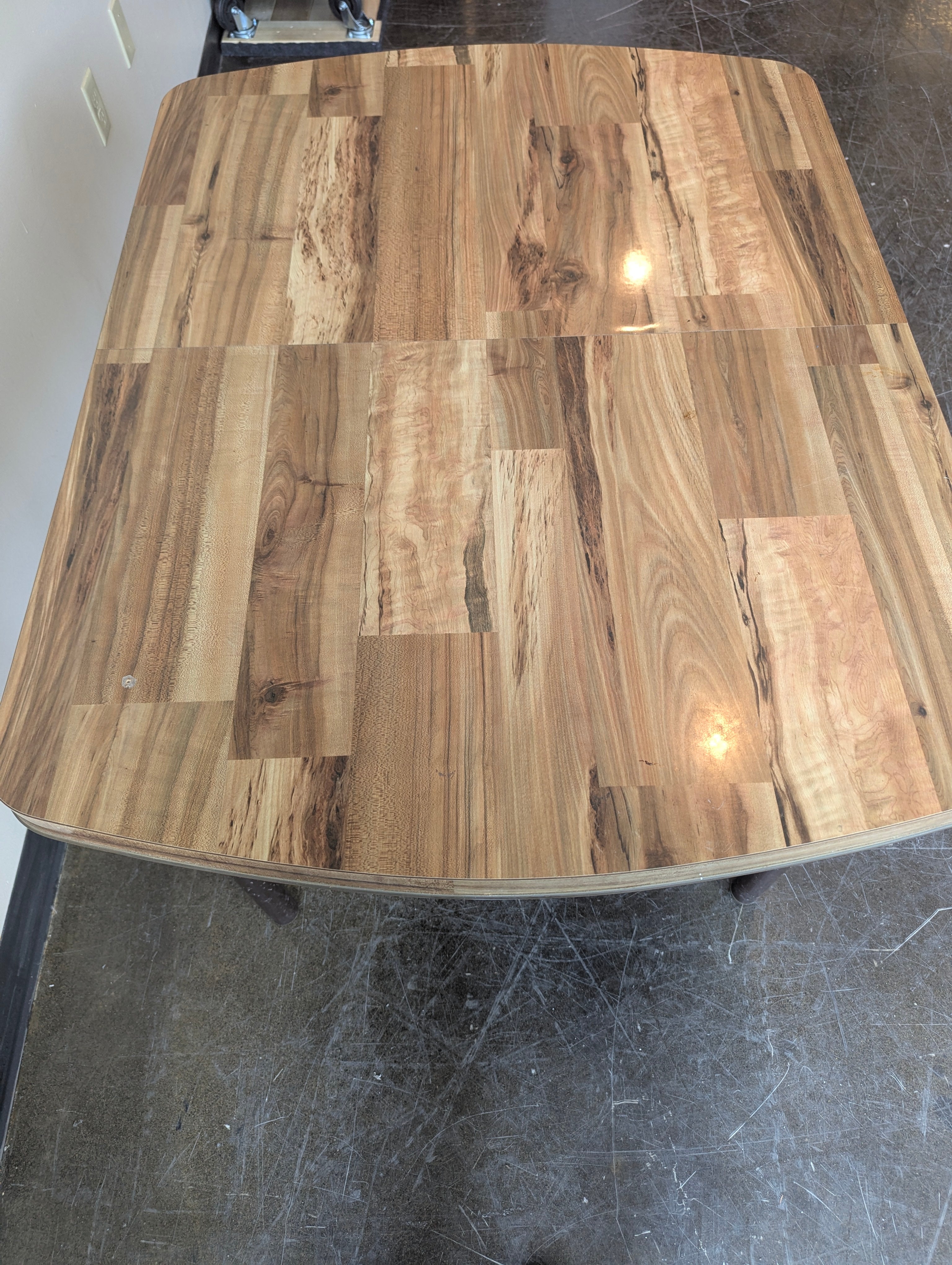 Warm-toned Wood Expandable Dining Table