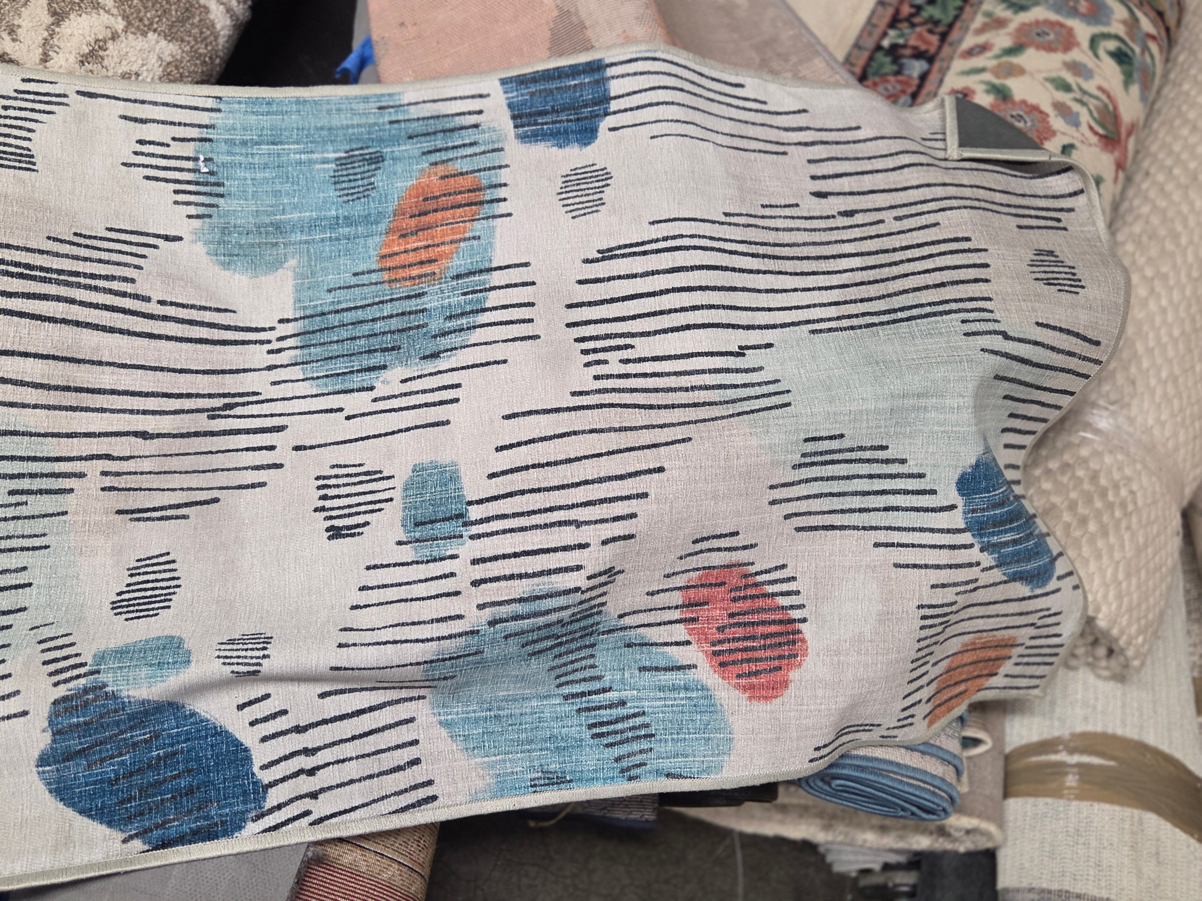 Abstract Modern Runner Rug