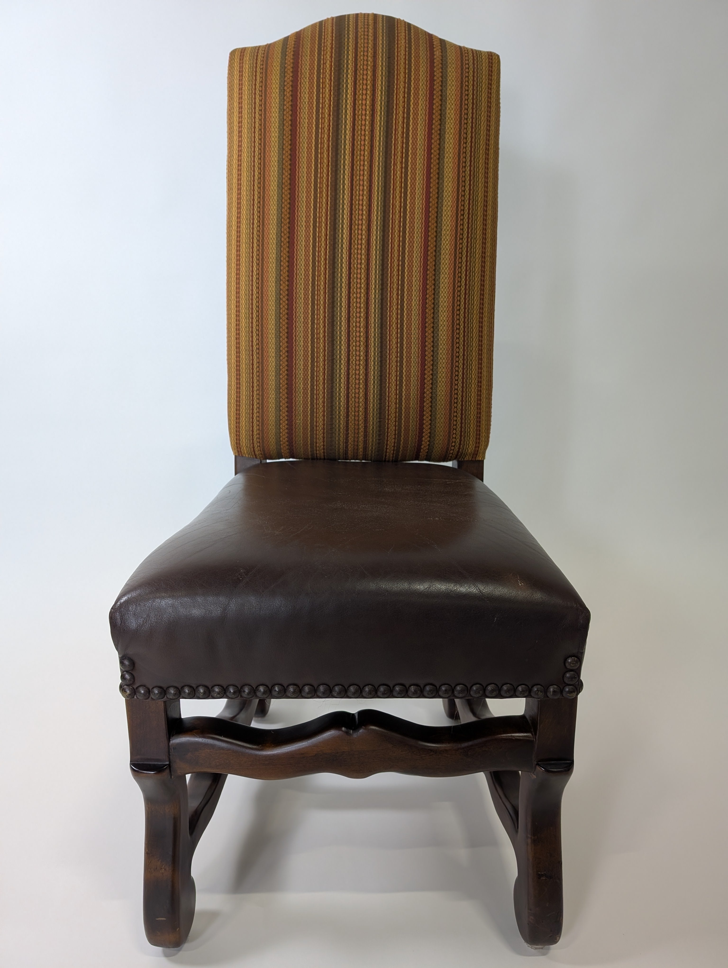 Four Traditional High-Back Dining Chairs