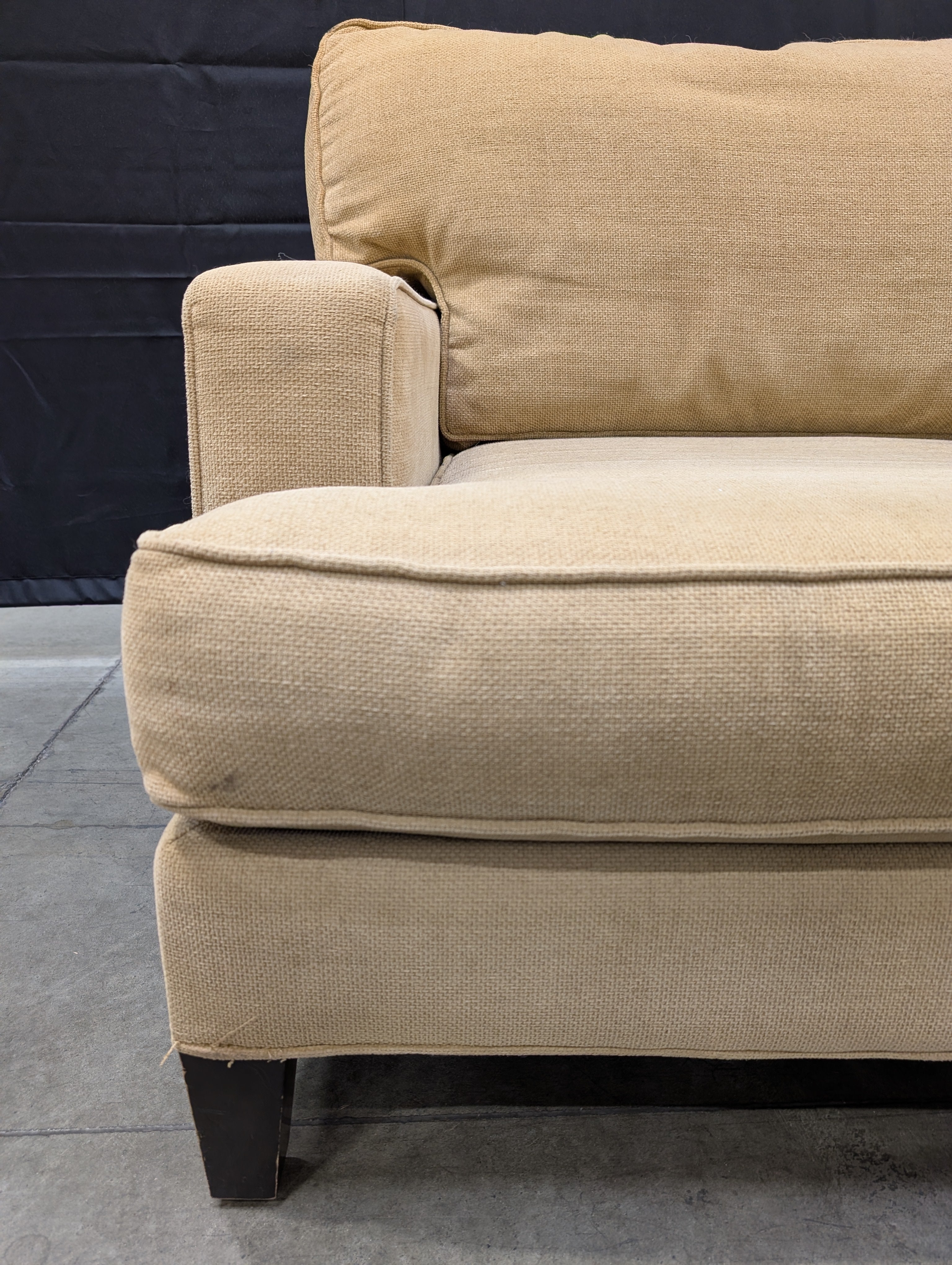 Neutral Tone Upholstered Arm Chair Component