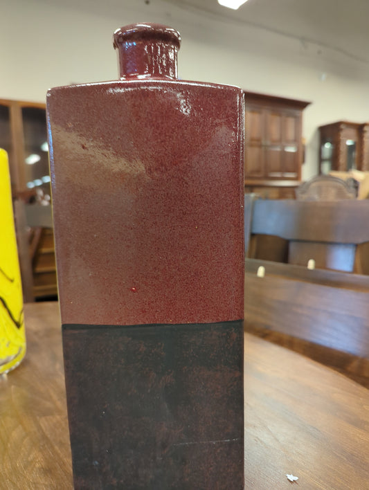 Rust and Brown Two tone Vase
