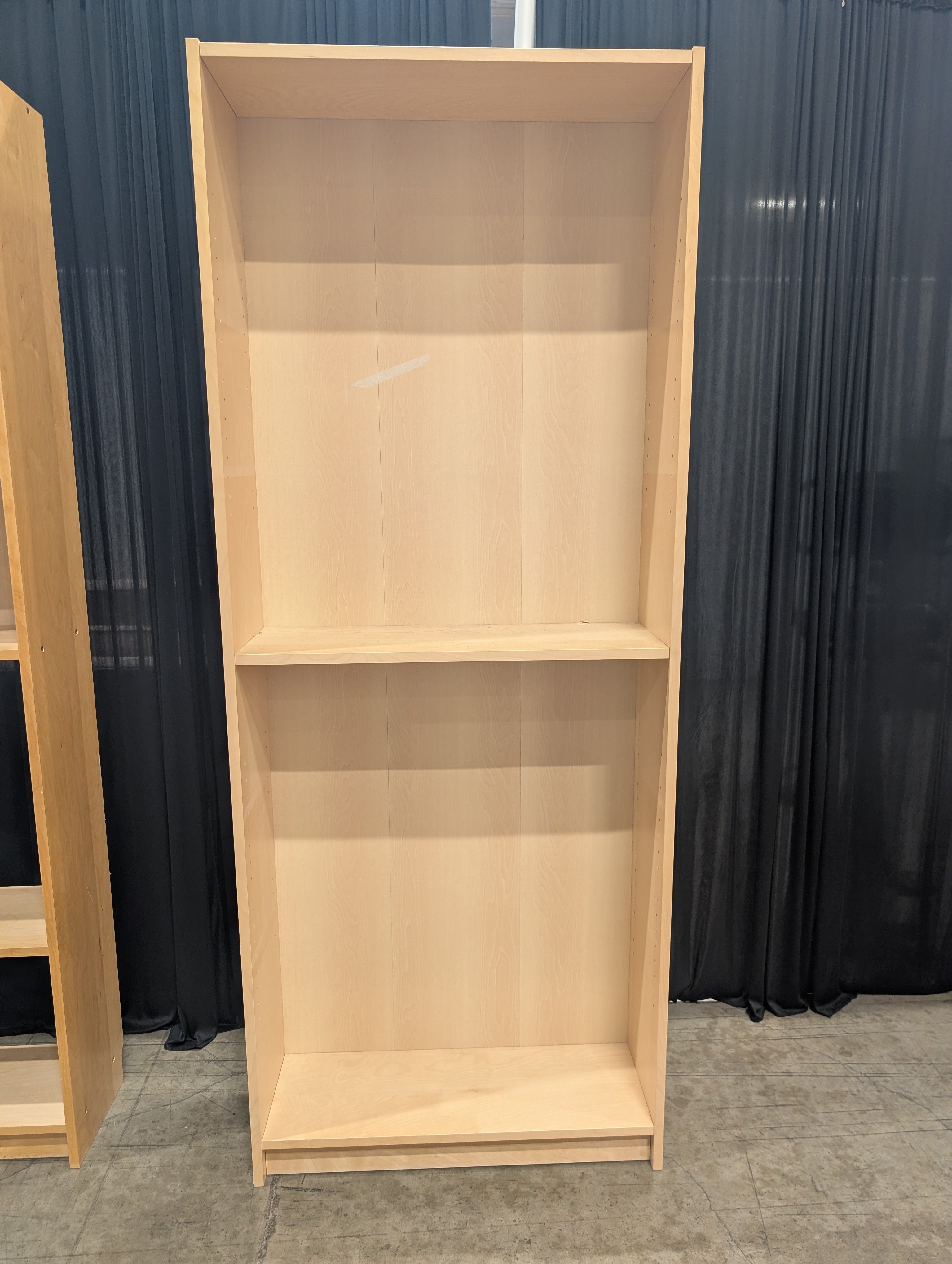 Light Wood Adjustable Shelf Bookcase