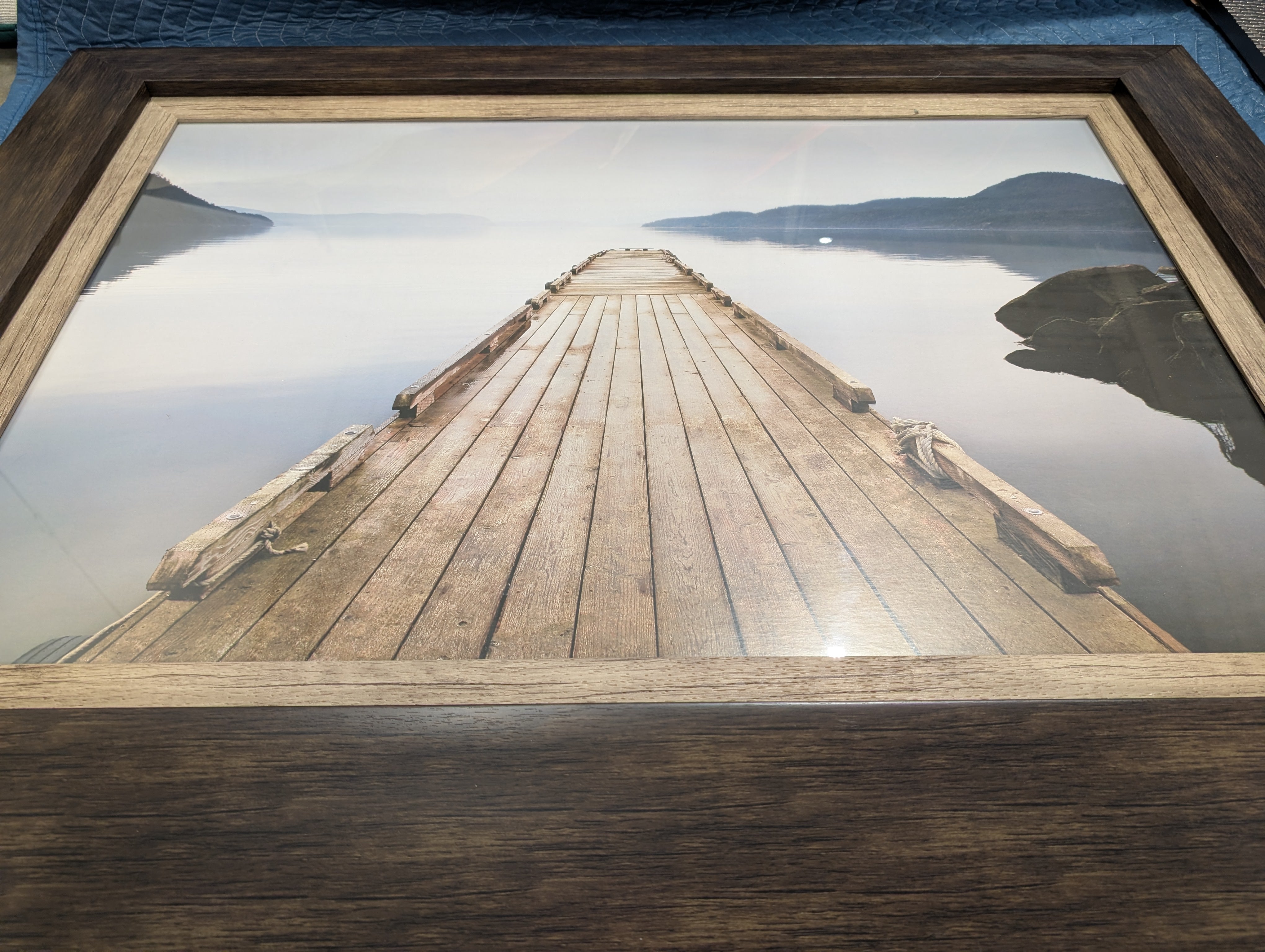 Wooden Framed Dock Landscape