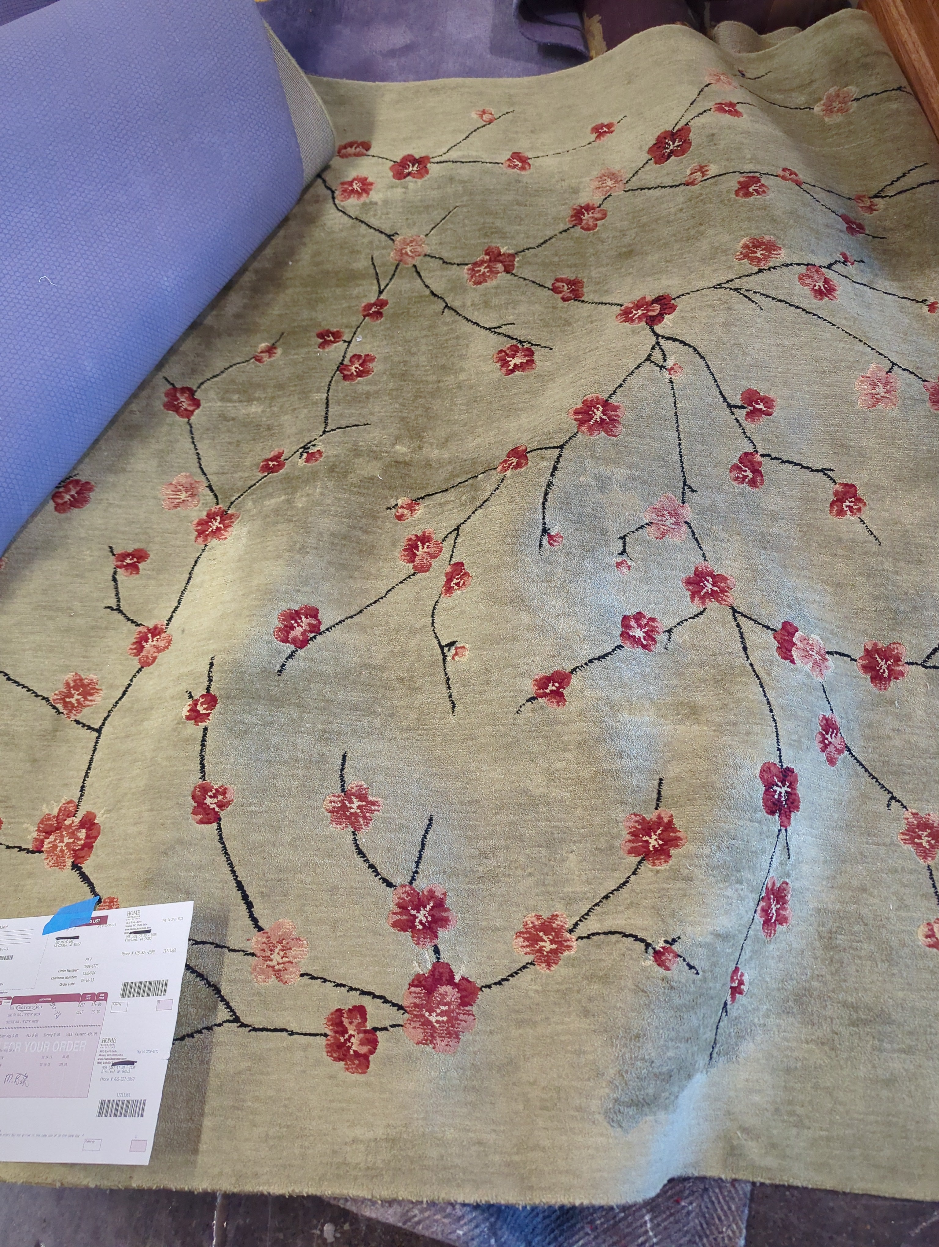GREEN Suzette Rug 5x6 x 7x5