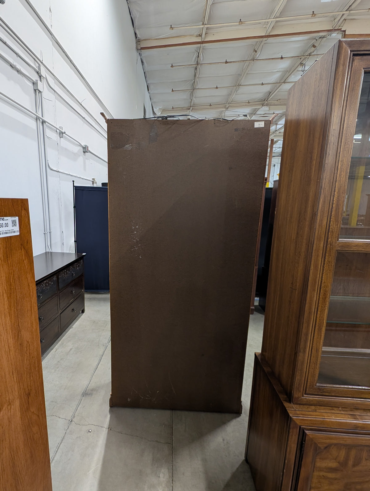 Howard Miller Hardwood Glass Display Cabinet Showcase