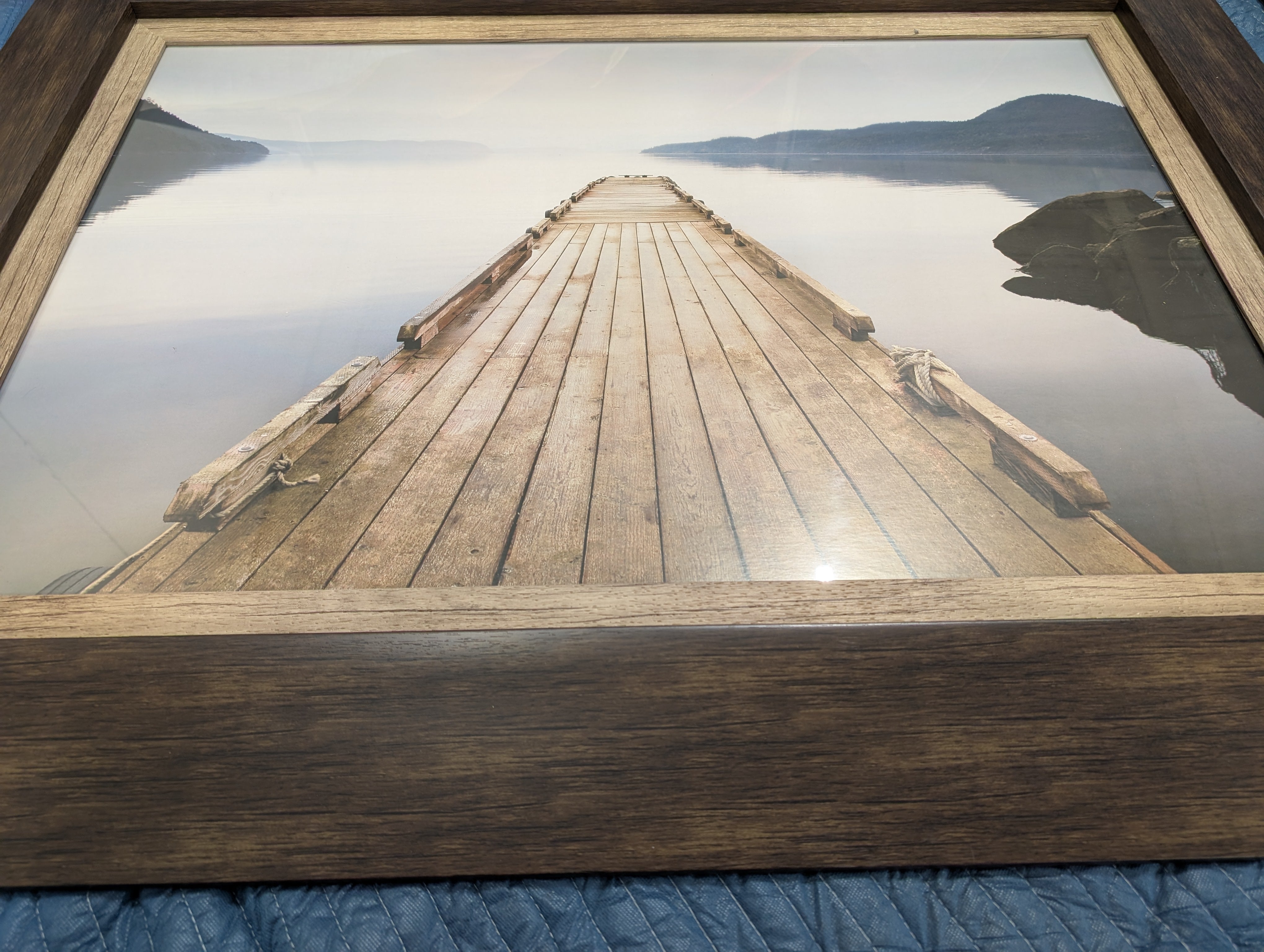 Wooden Framed Dock Landscape