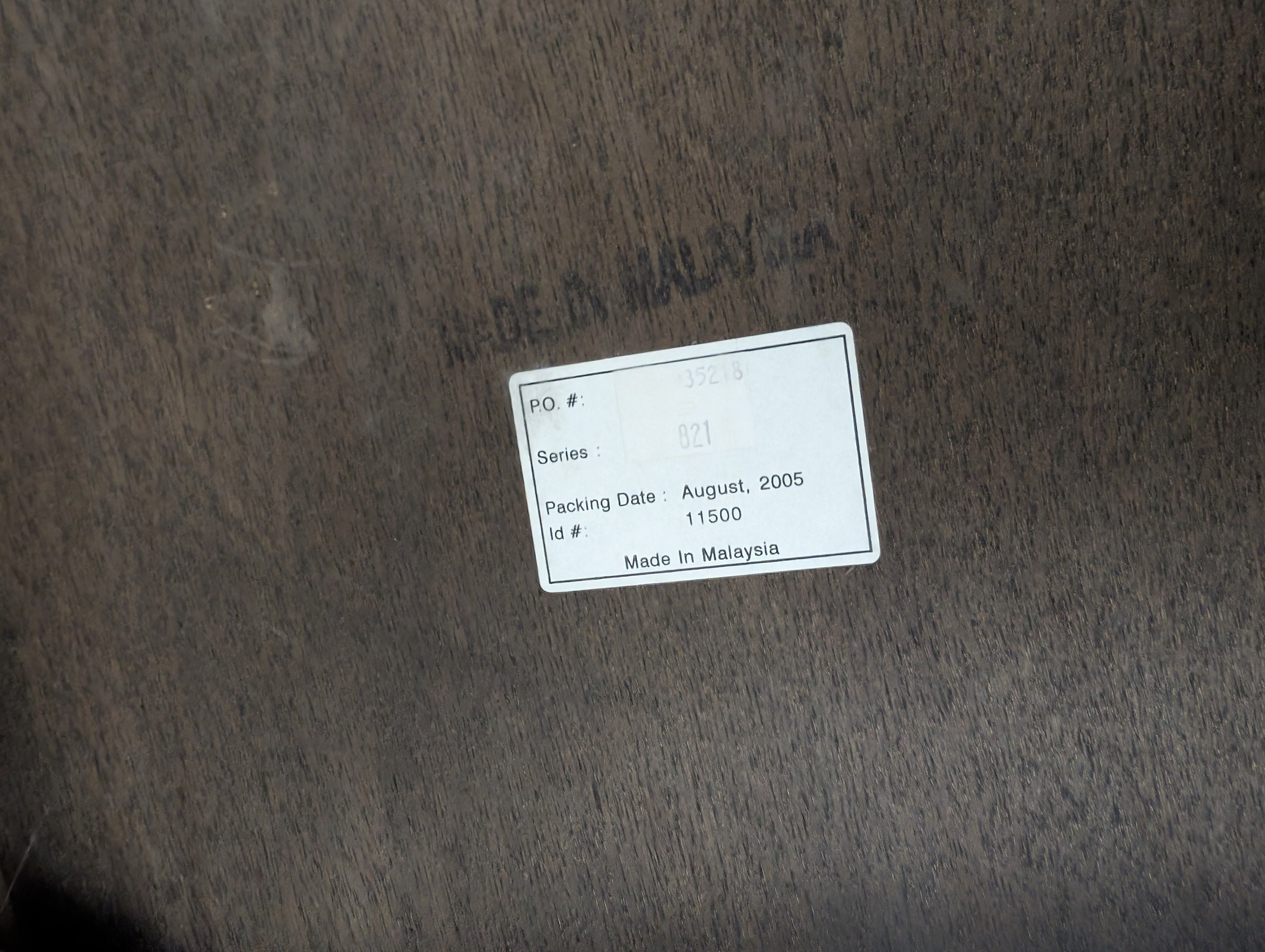 Dark Espresso Wood End Table with Glass Top