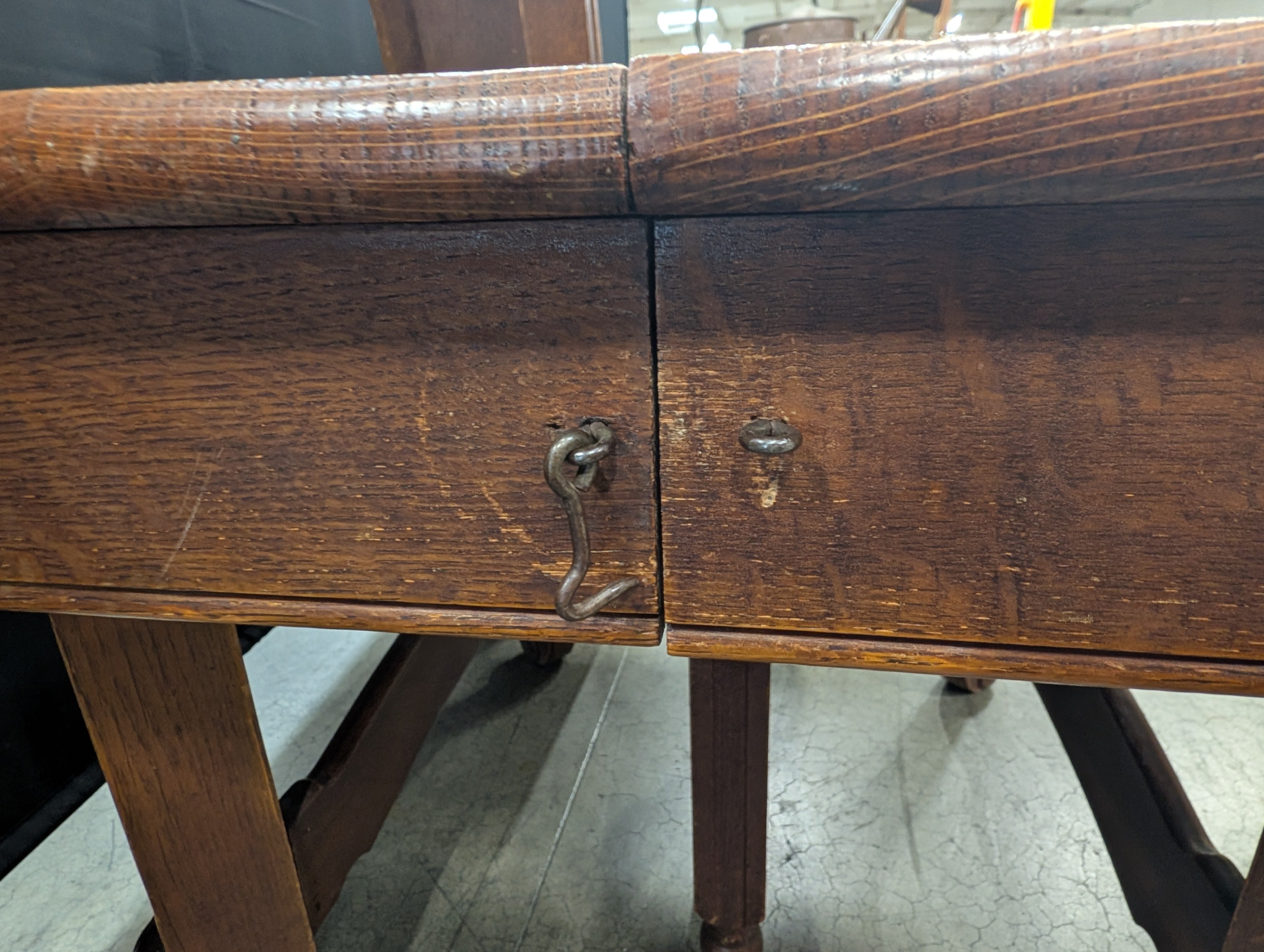 P. E. Routier Furniture Co. Carved Wood Extendable Dining Table