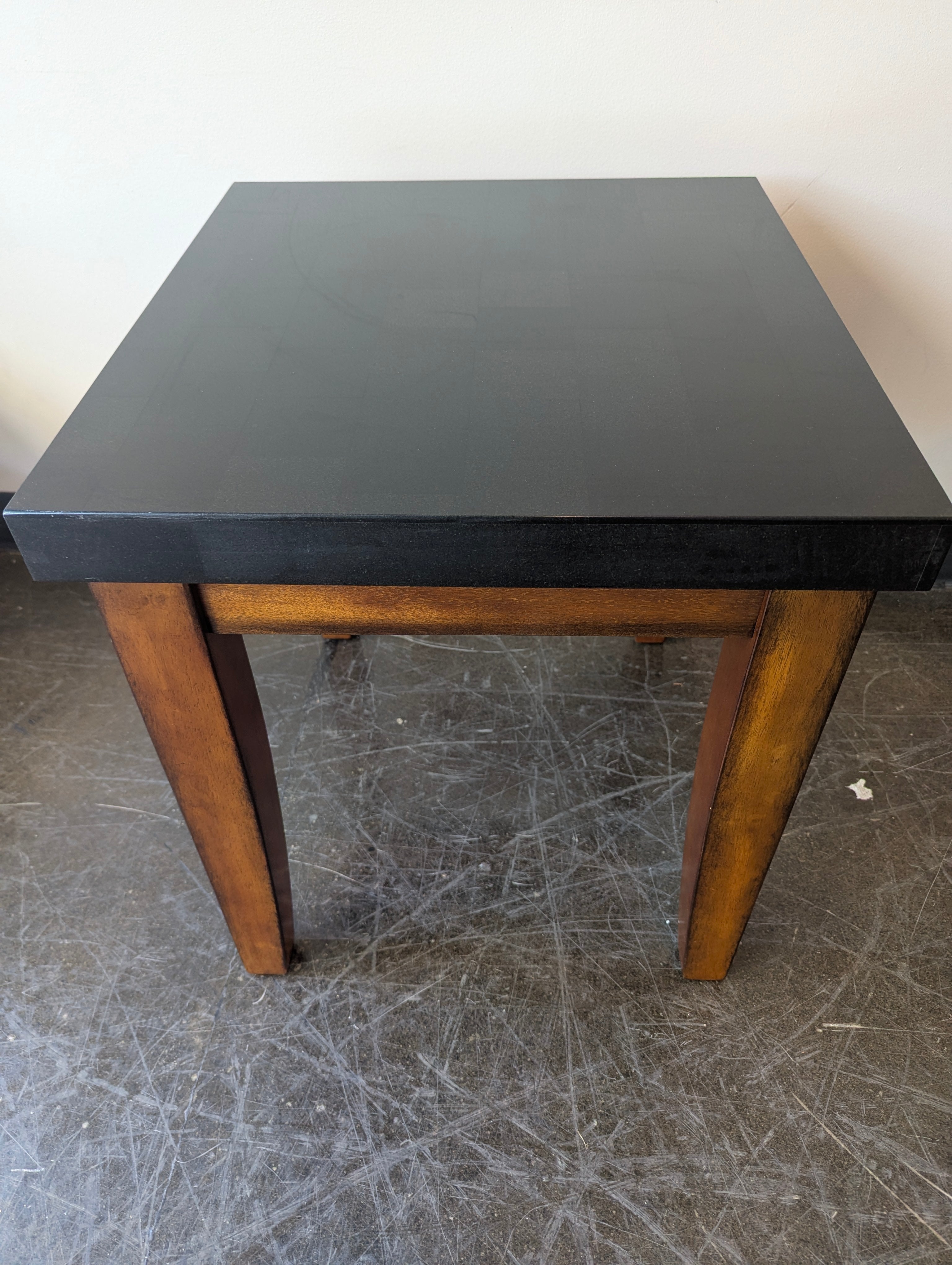 Black Stone Top Table