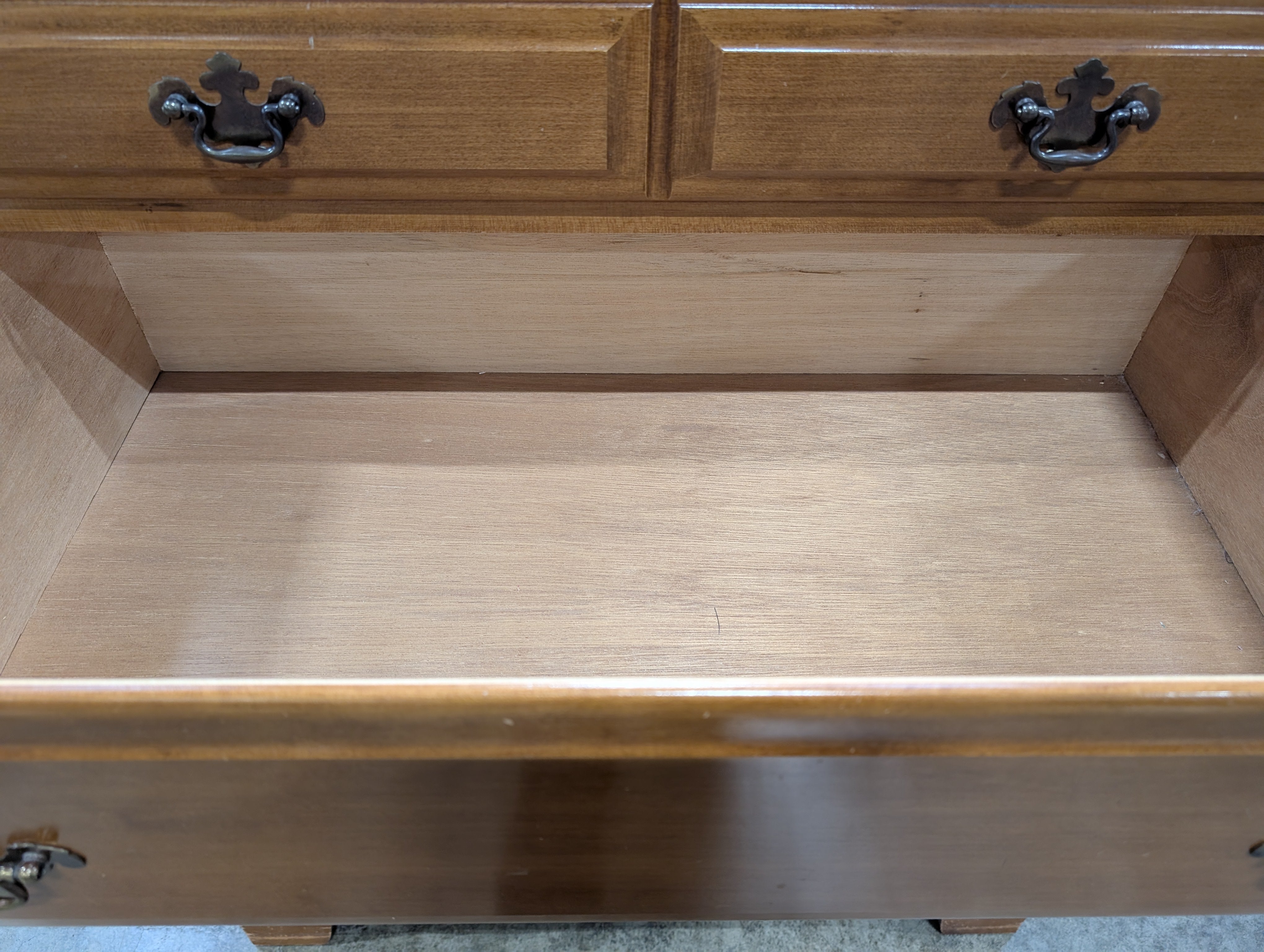 Traditional Five-Drawer Wooden Chest