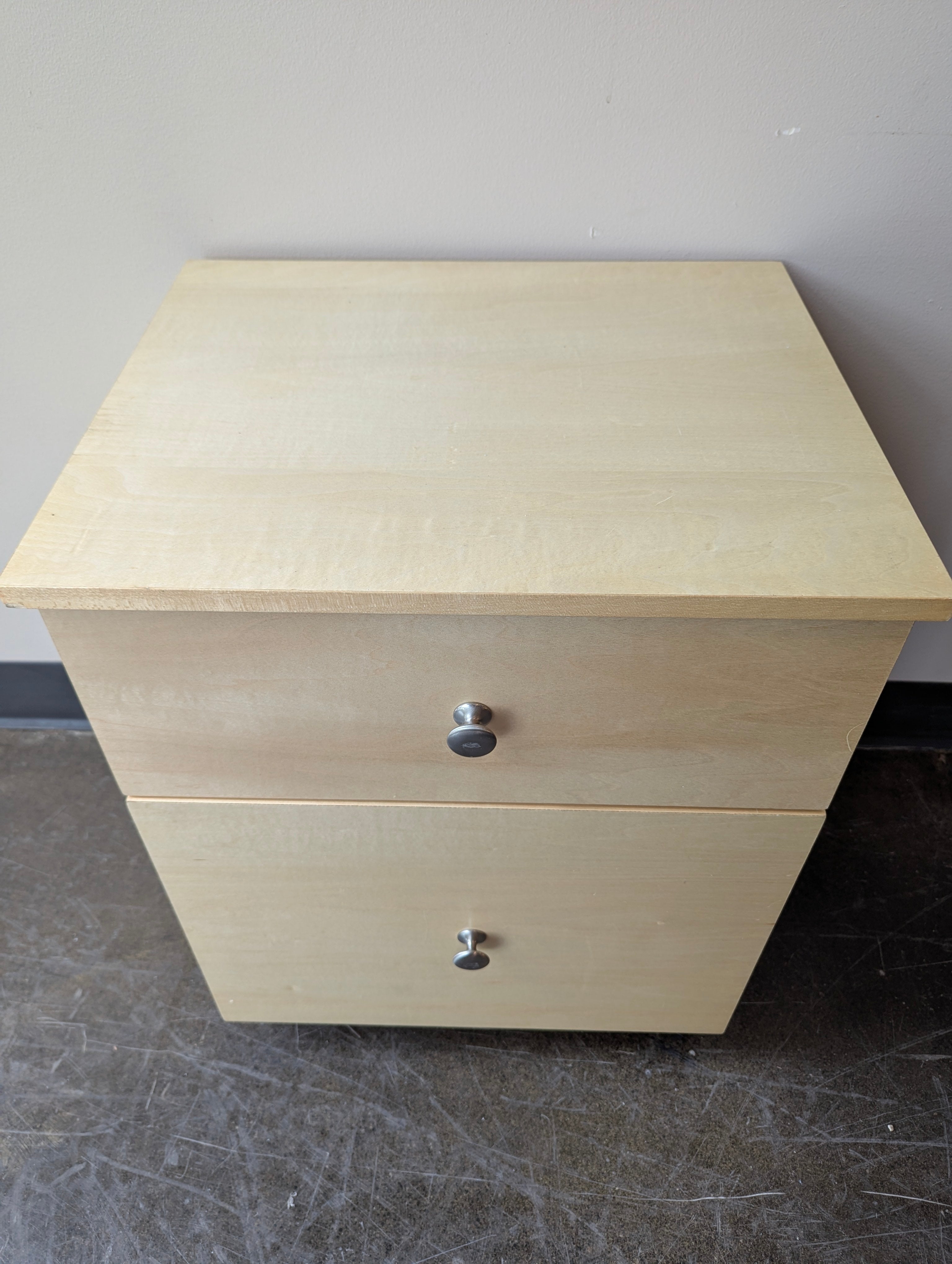 Light Wood Storage Drawers