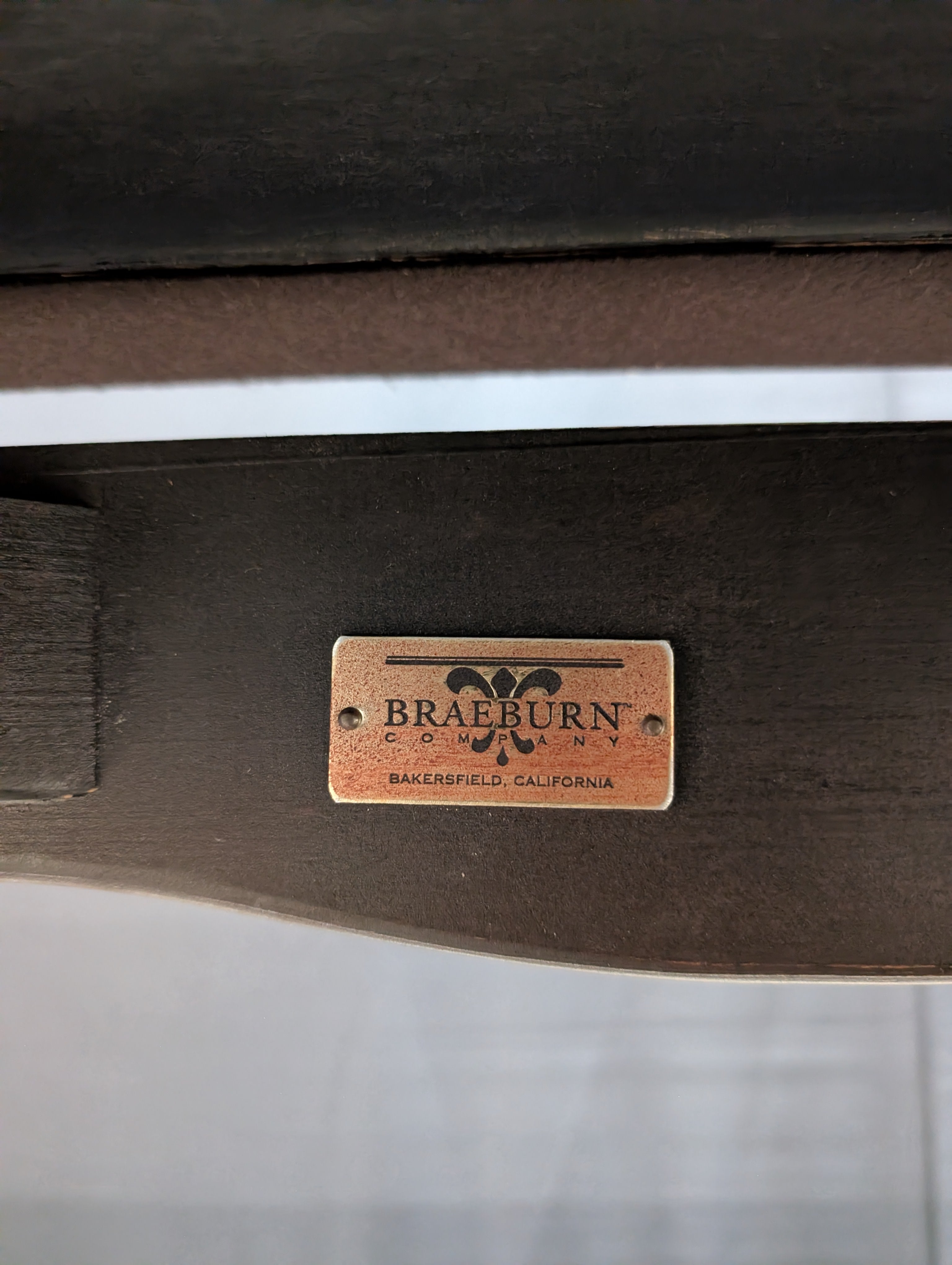 Dark Wood Braeburn Company Dining Table