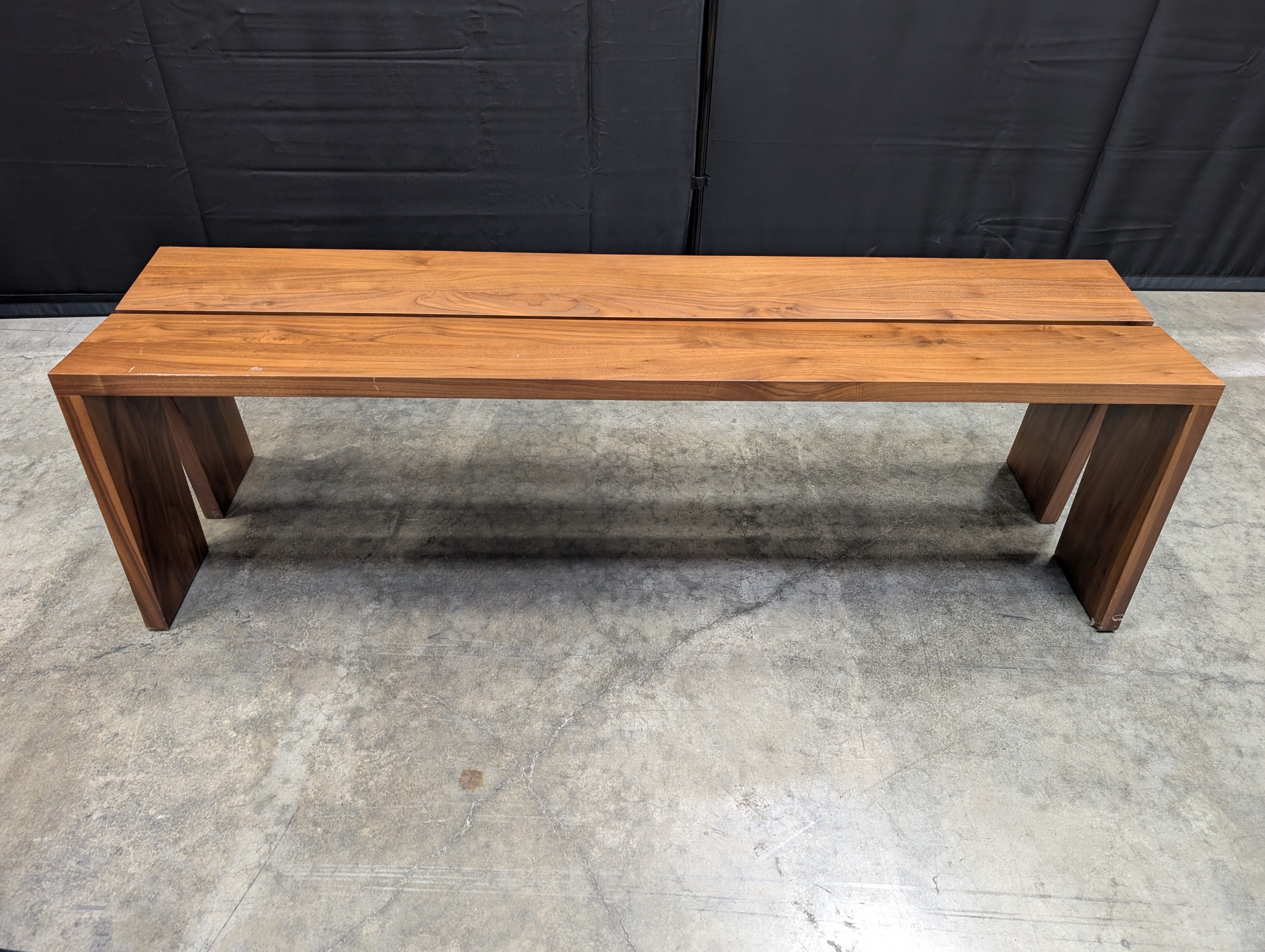 Modern Solid Wood Entryway Bench