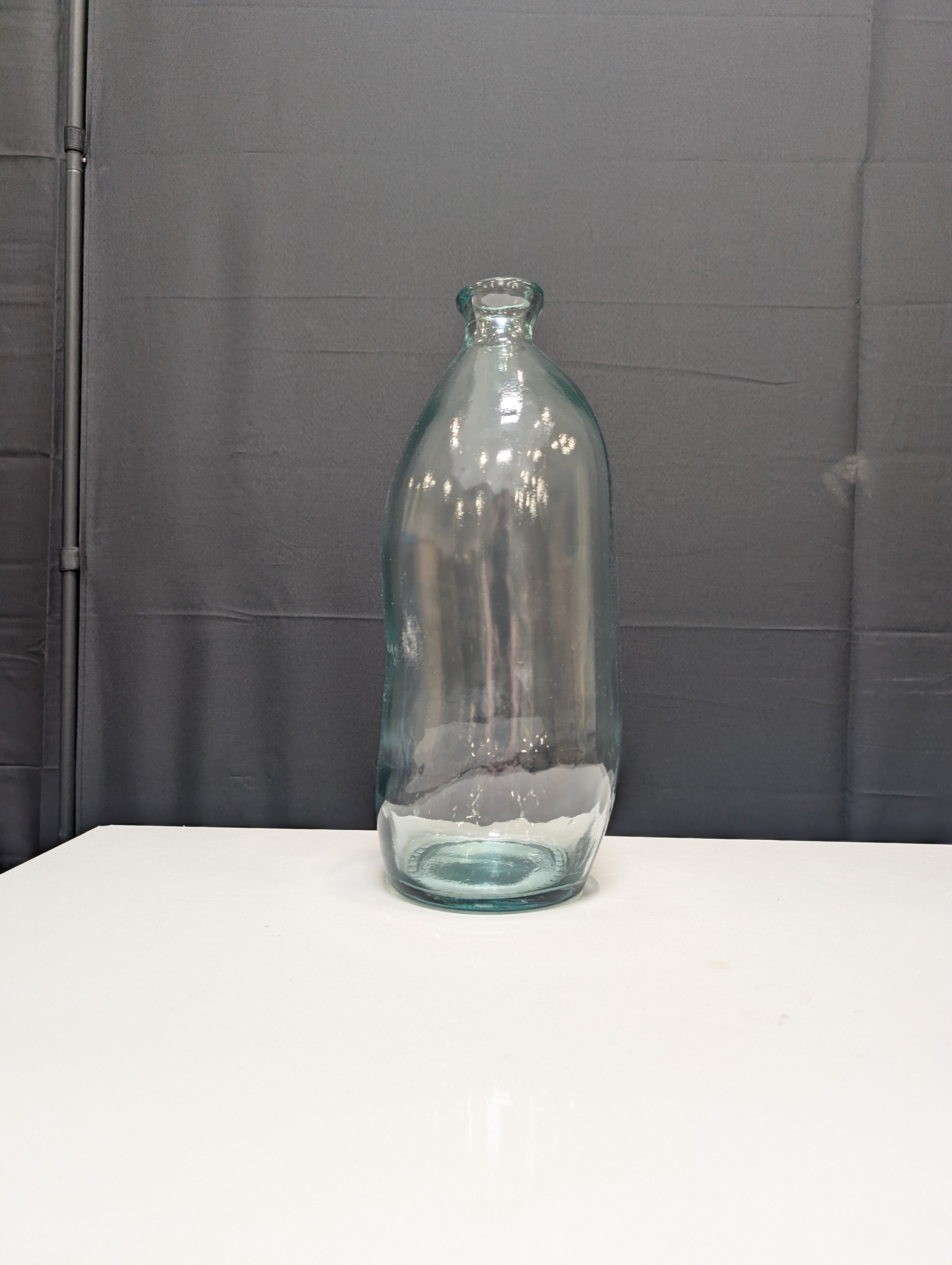 Rustic Tinted Glass Bottle Vase