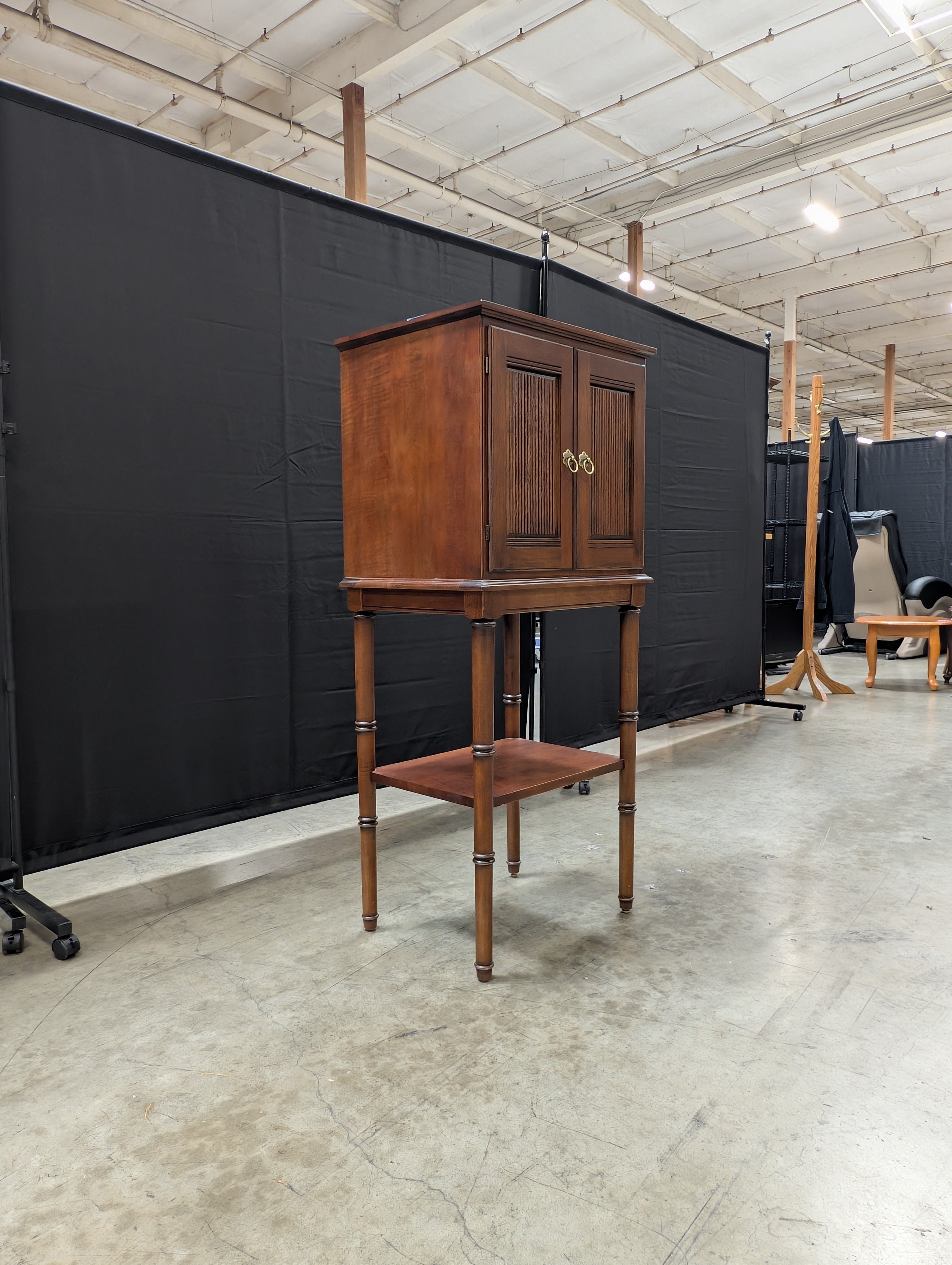Ethan Allen Cherry Bar Cabinet