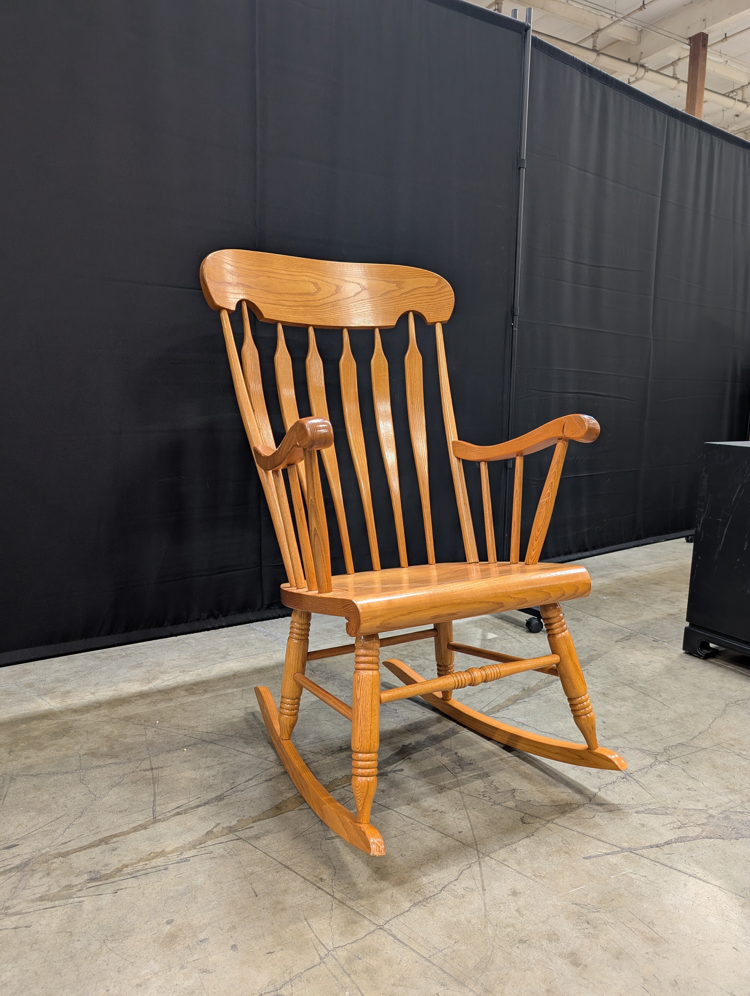 S. Bent & Bros. Wood Rocking Chair