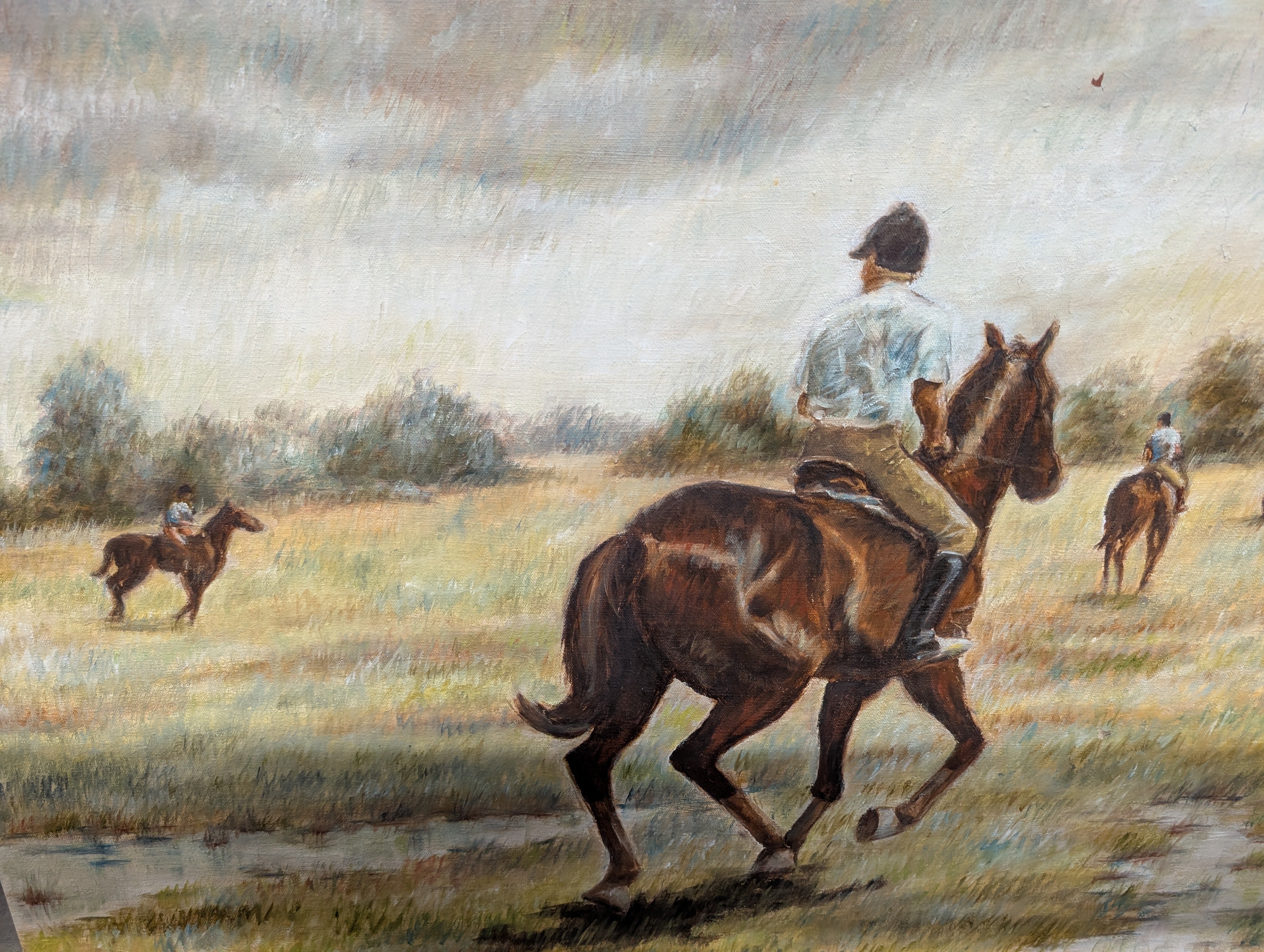Horseback painting