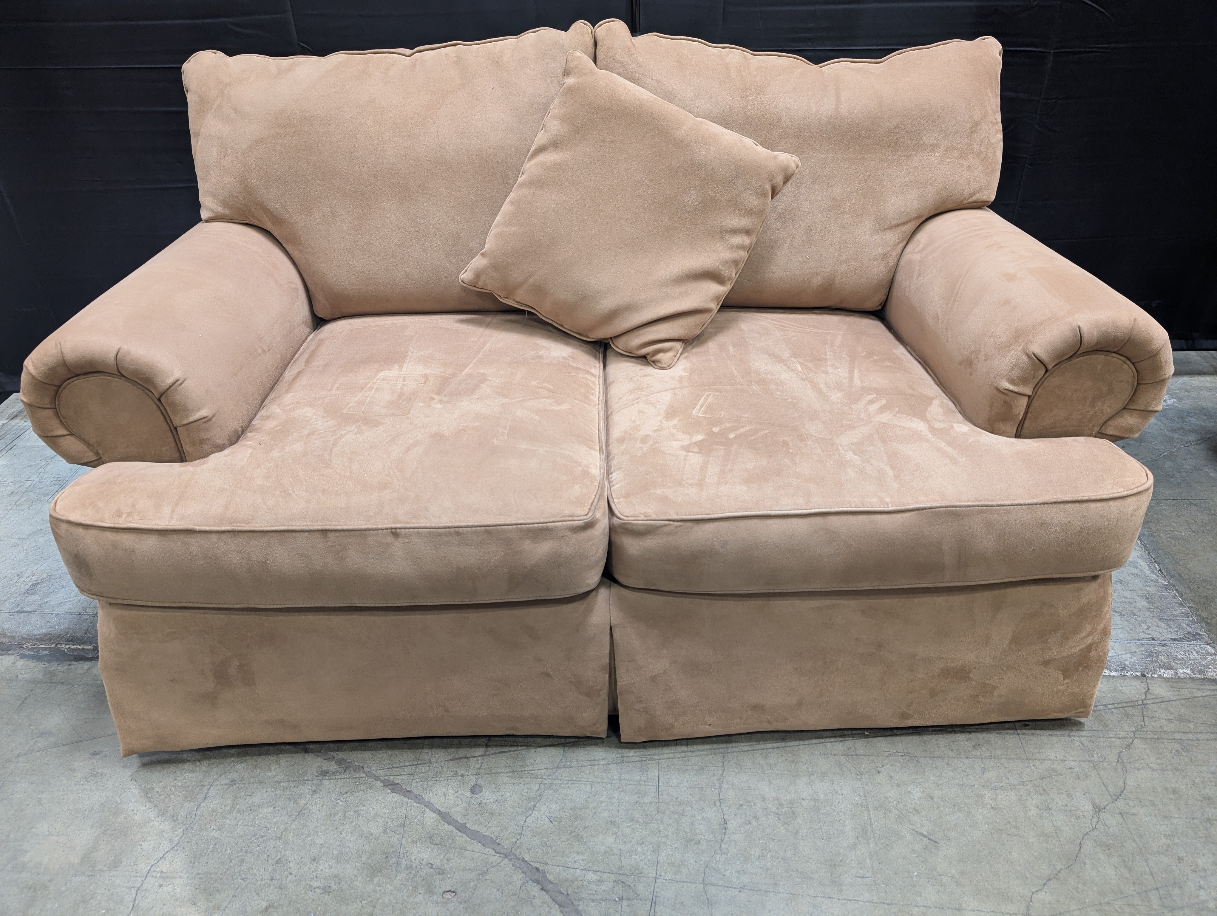 Neutral Beige Flexsteel Sofa