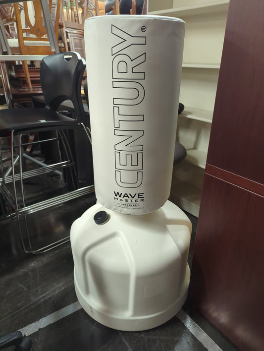 White Freestanding Punching Bag