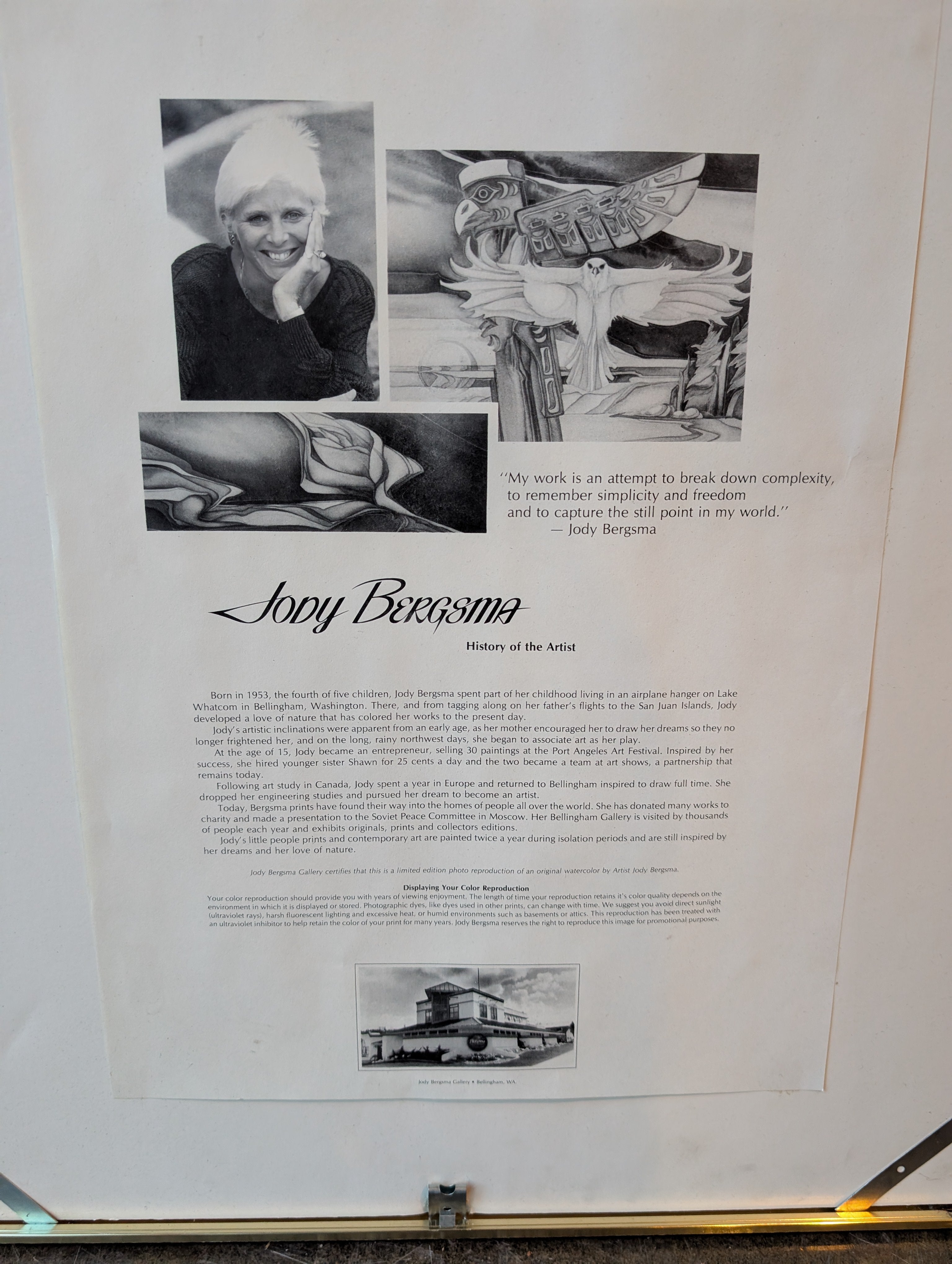 Jody Bergsma San Juan Winter Landscape Framed Art Print