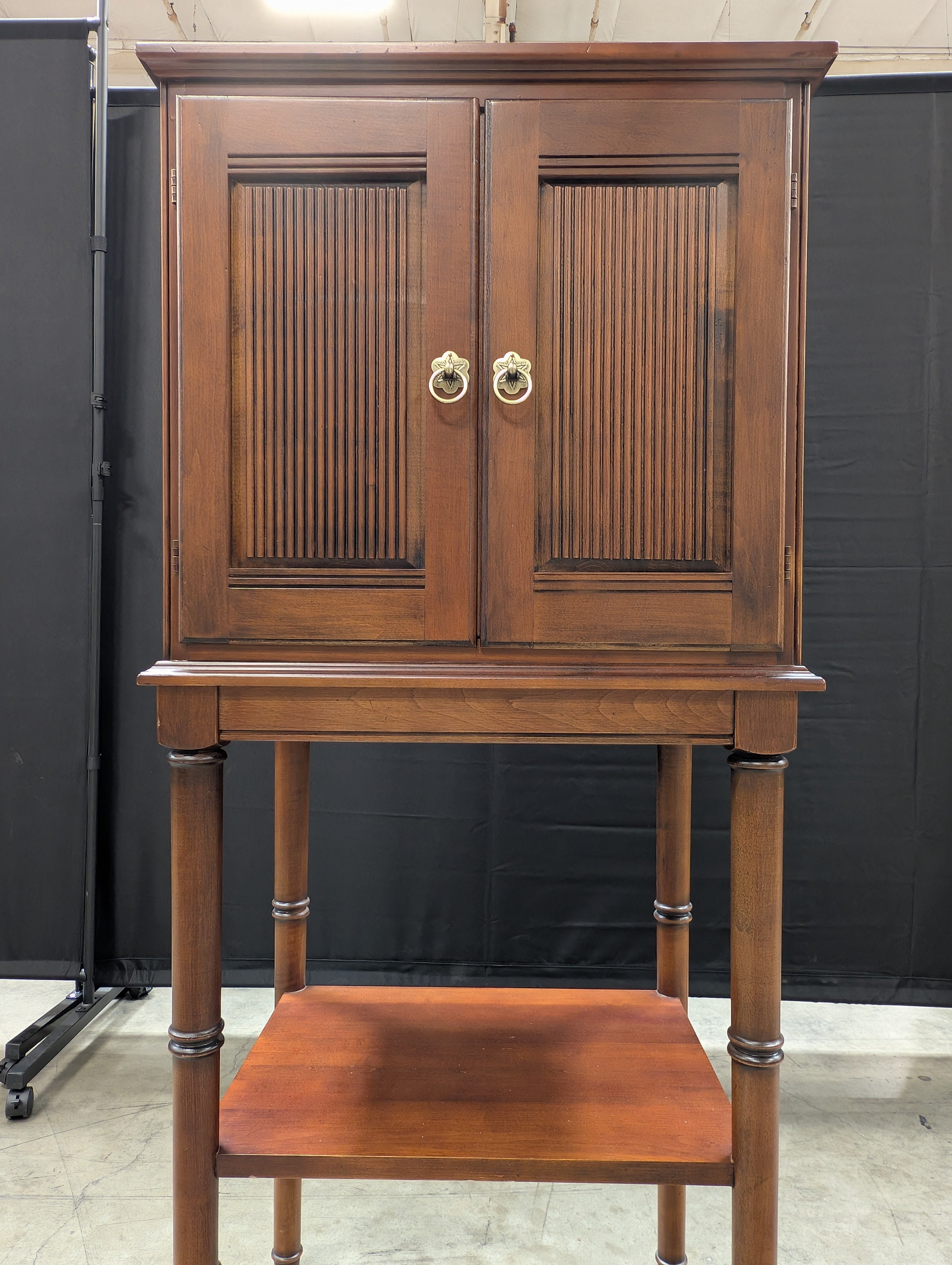 Ethan Allen Cherry Bar Cabinet