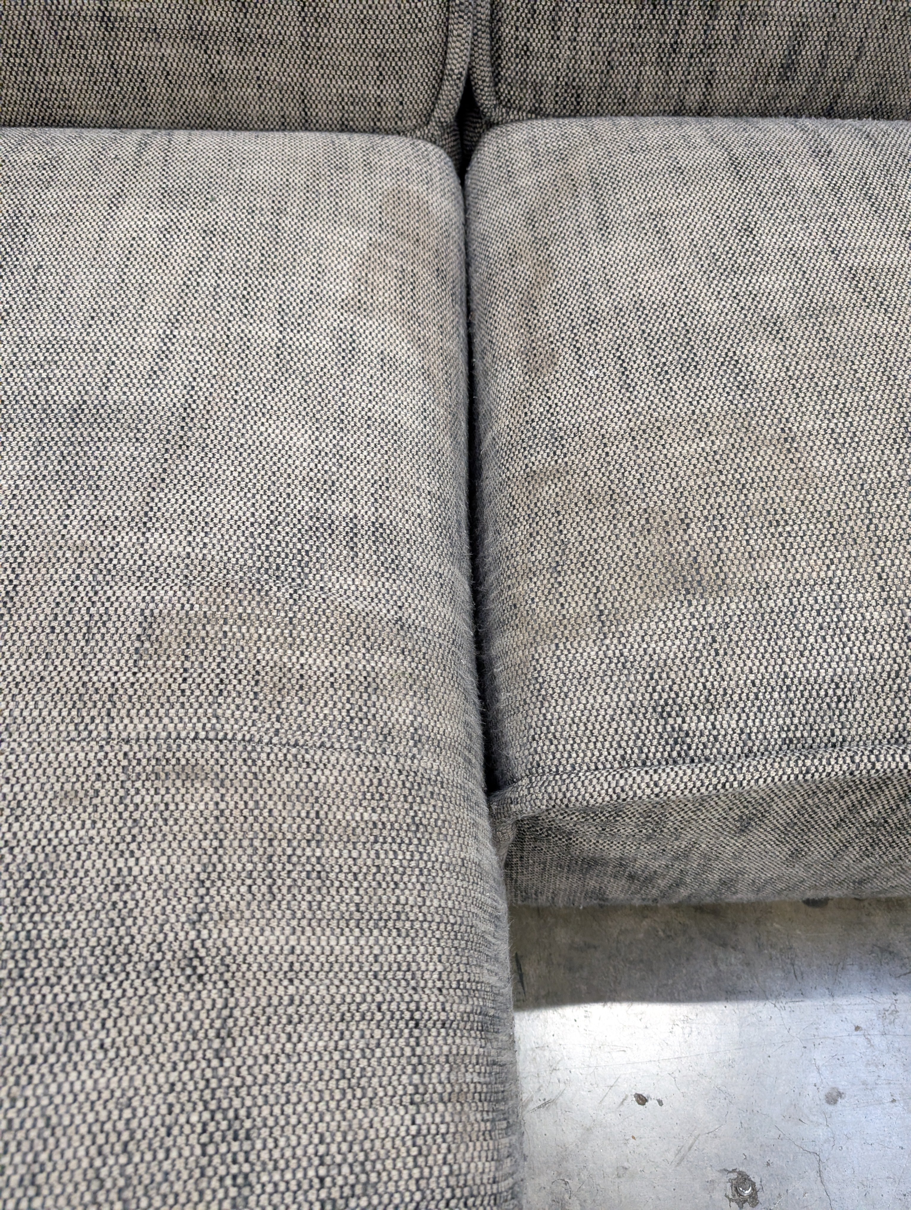 Contemporary Grey Fabric Modular Sectional Sofa