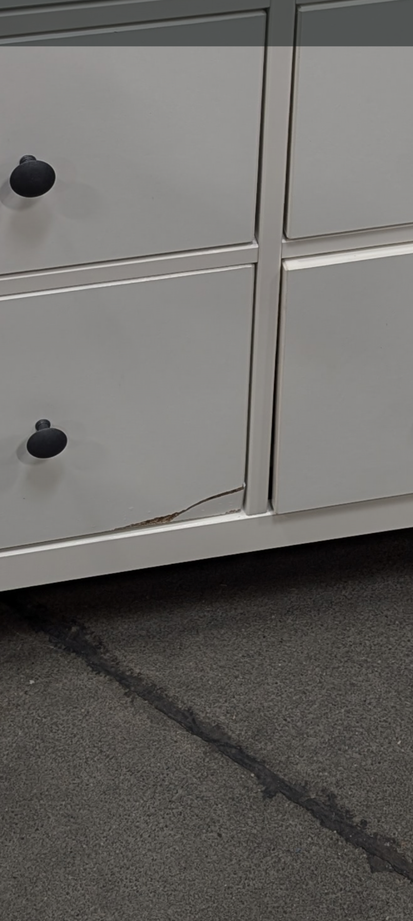 White Eight-Drawer Storage Chest