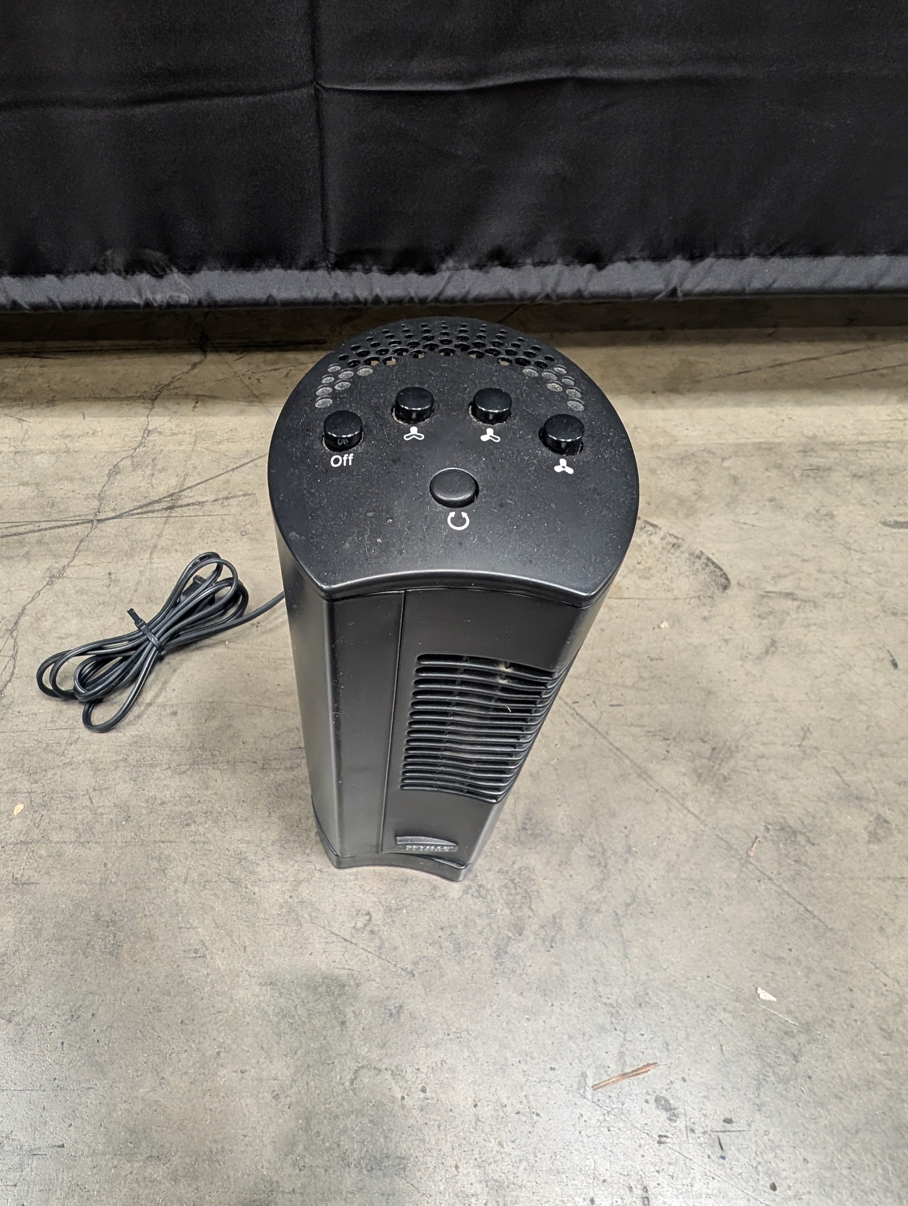 PETRAX Black Oscillating Tower Fan