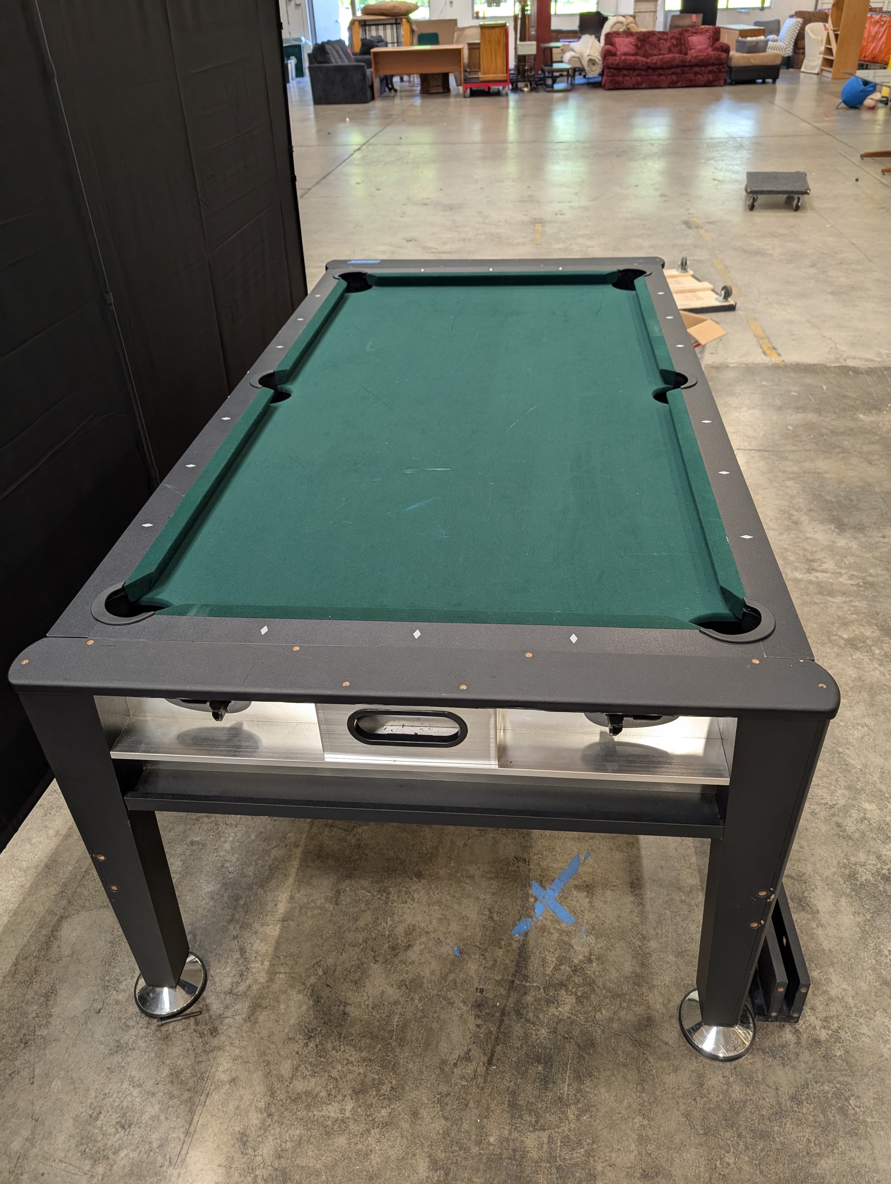 SPORTCRAFT Black and Silver Air Hockey Table