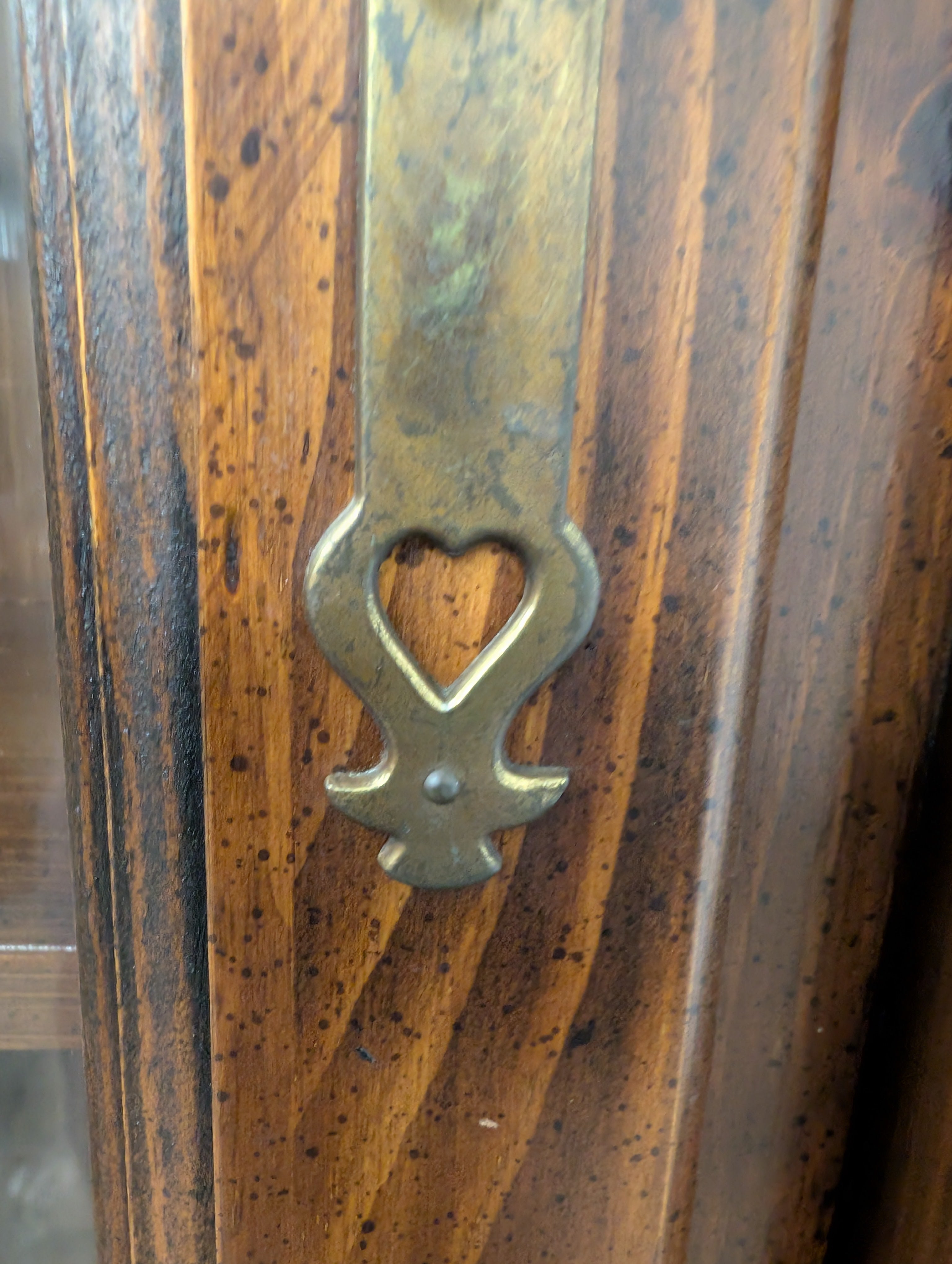 Virginia House Wood Display Hutch Cabinet