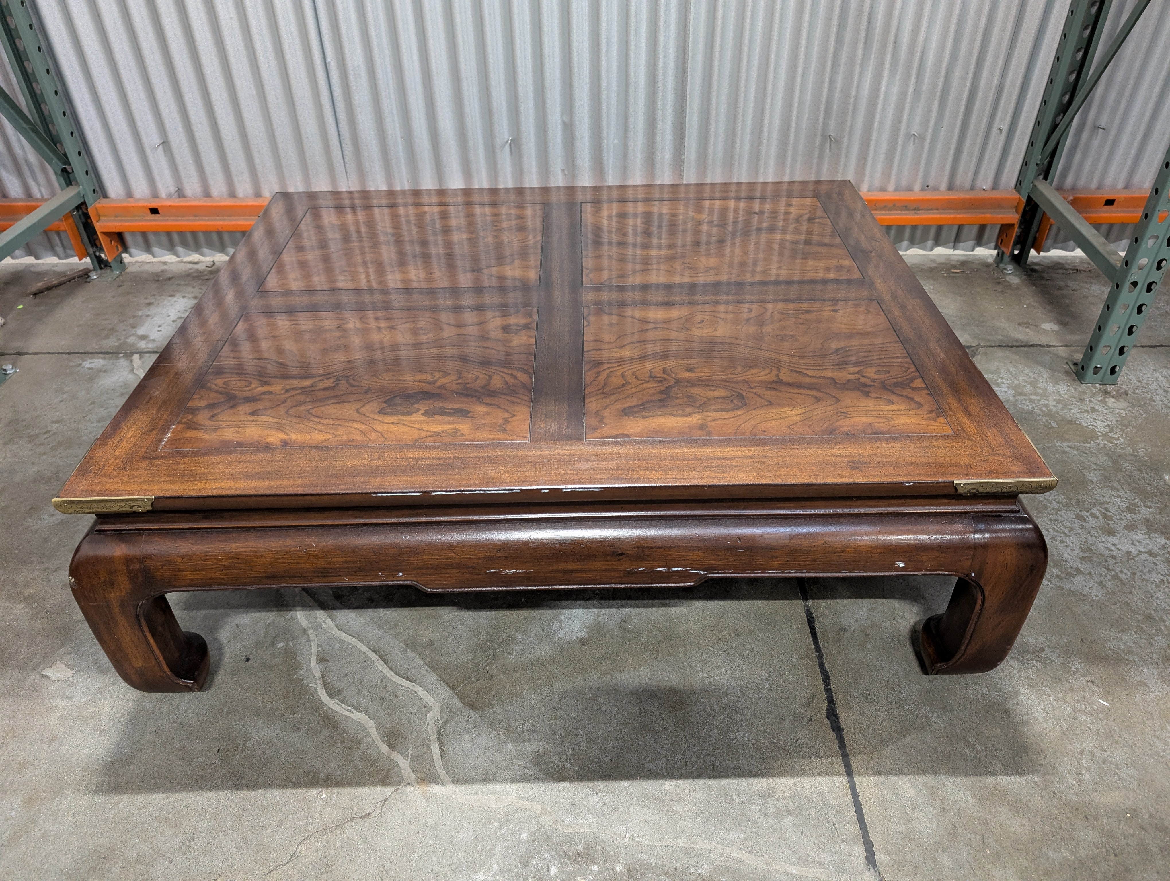 Richly-Finished Hardwood Coffee Table