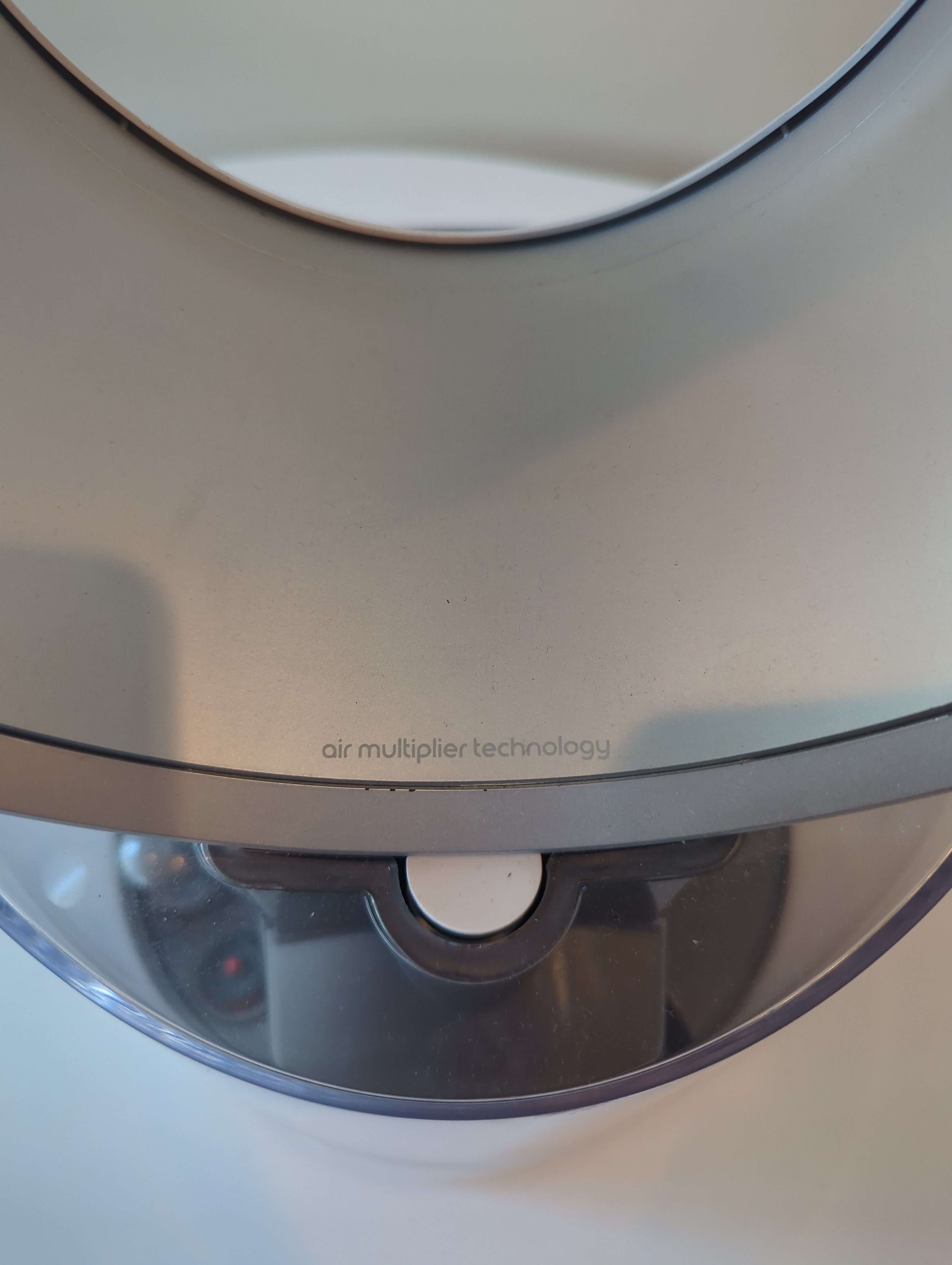Dyson Humidifier: Sleek Gray and White Home Appliance