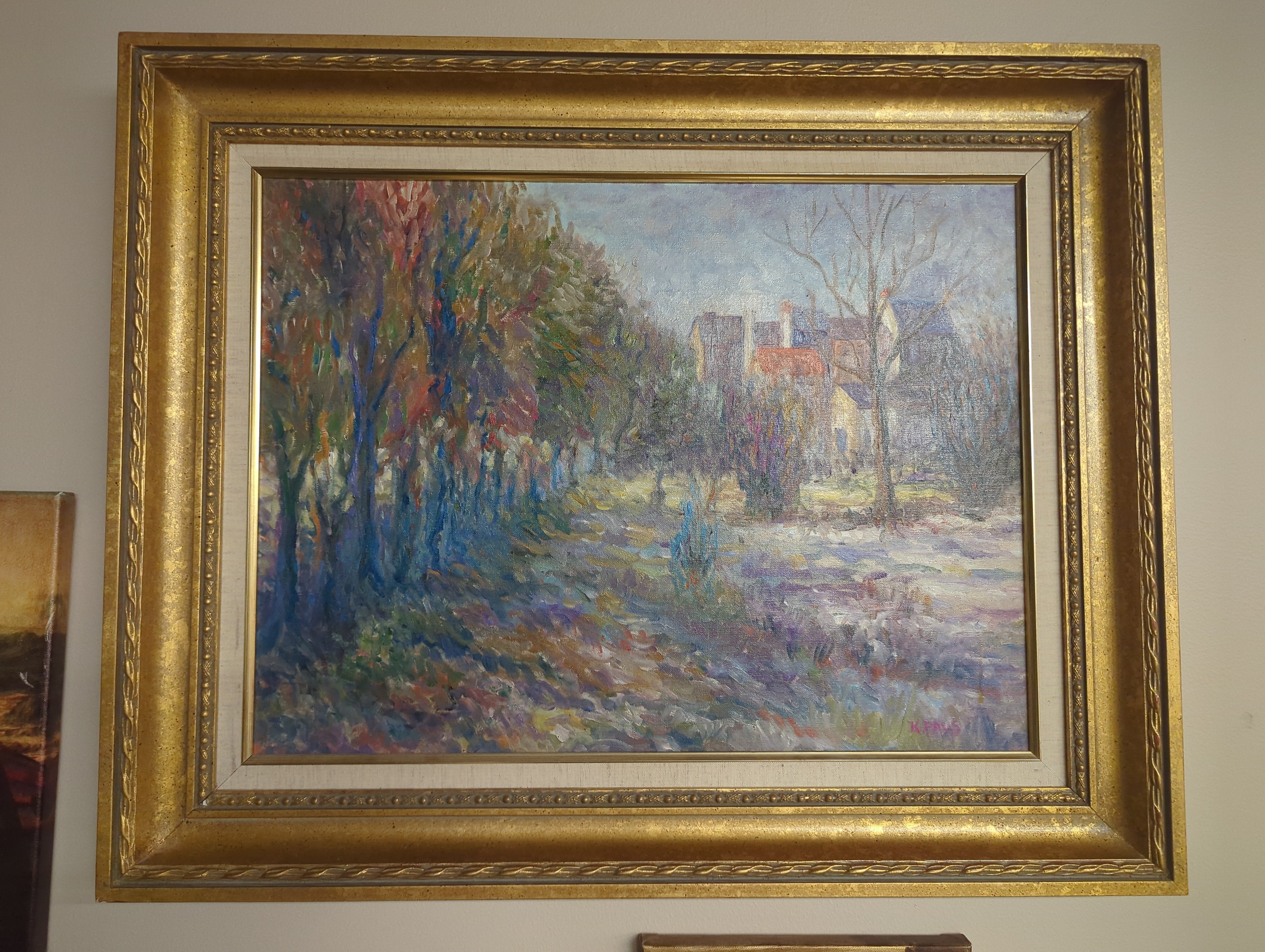 K Paus Original Forest Painting