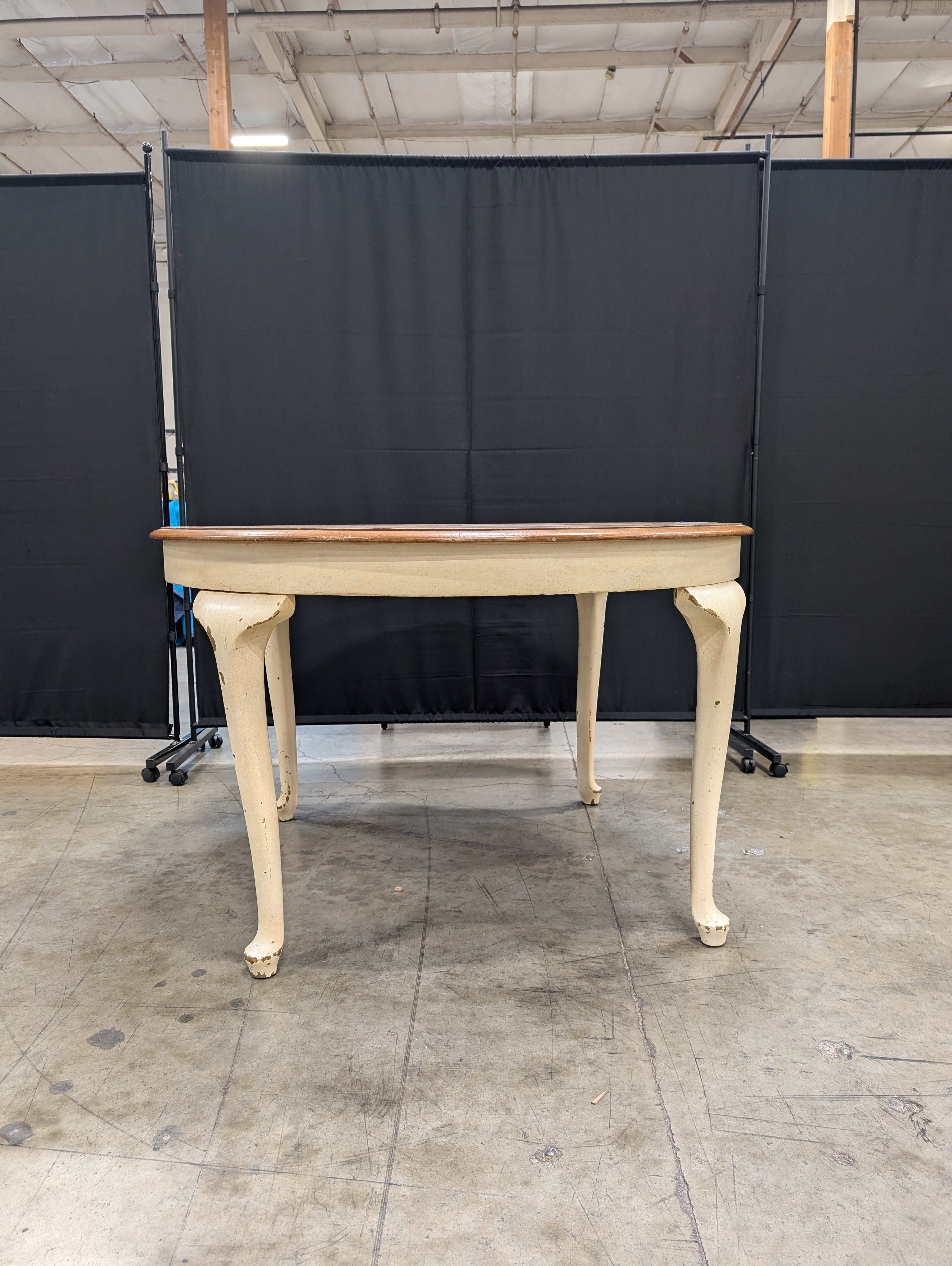 Versatile Round Wood Drop Leaf Dining Table