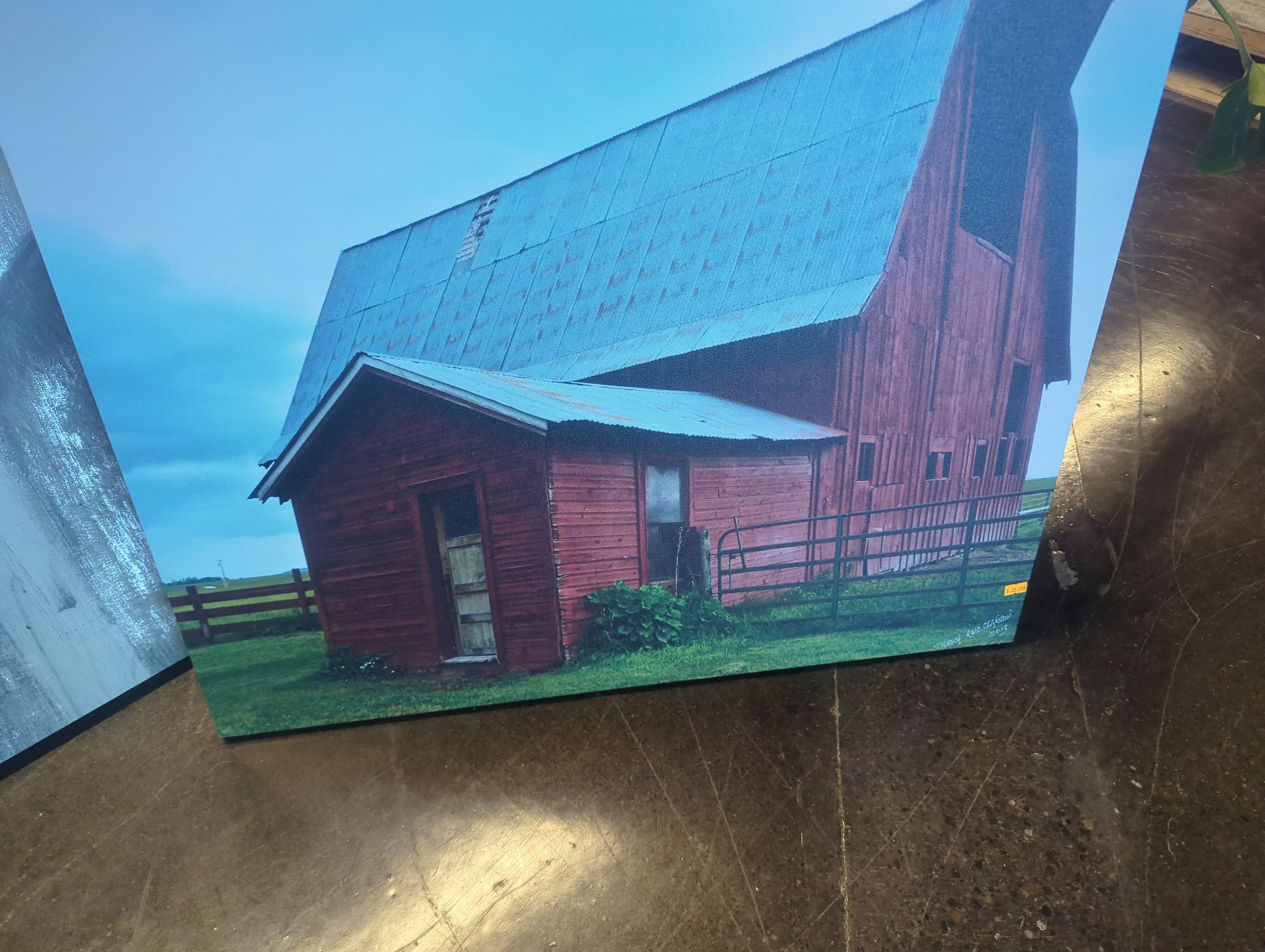 Barn canvas print
