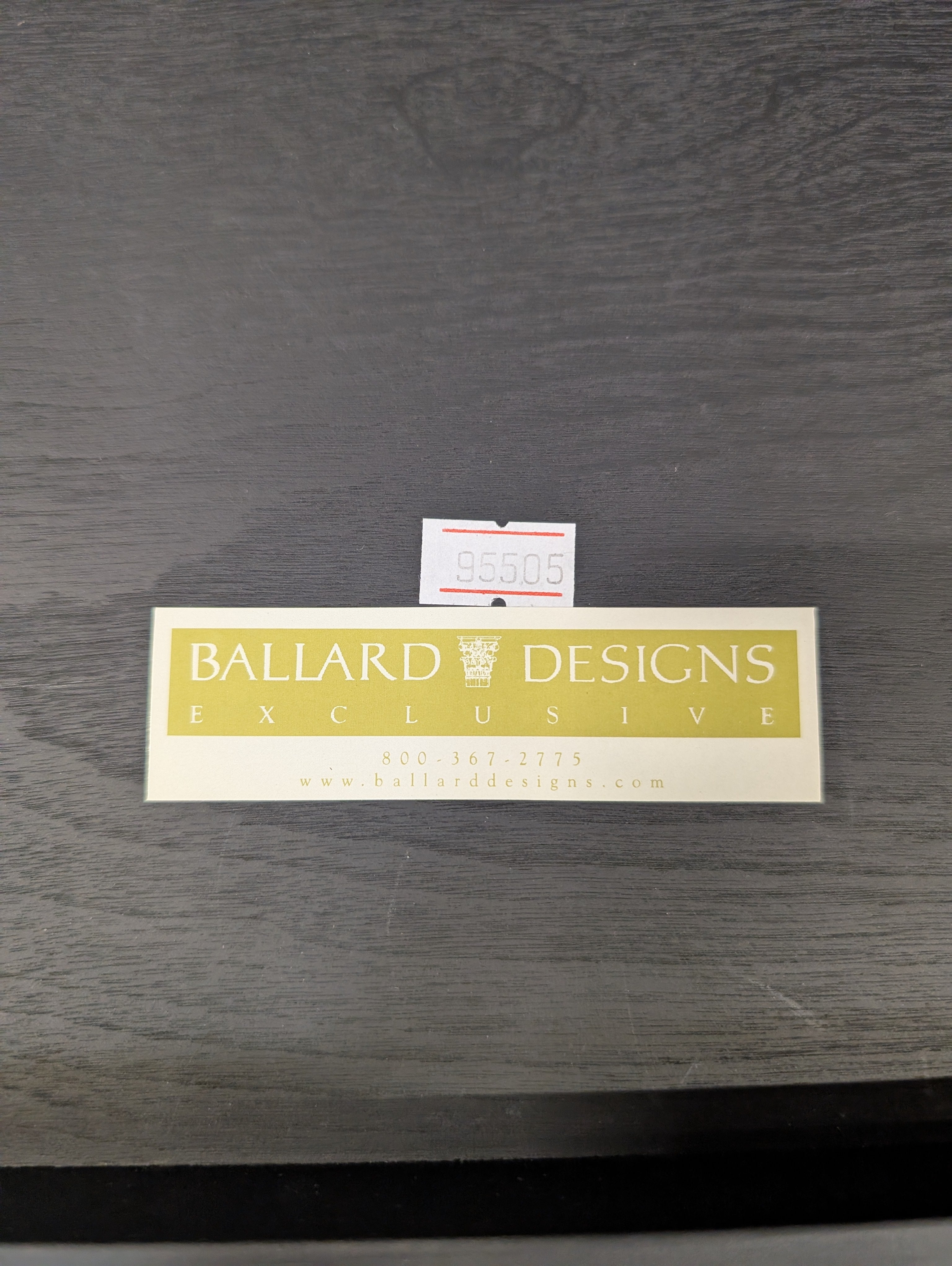 BALLARD DESIGNS Black Nightstand