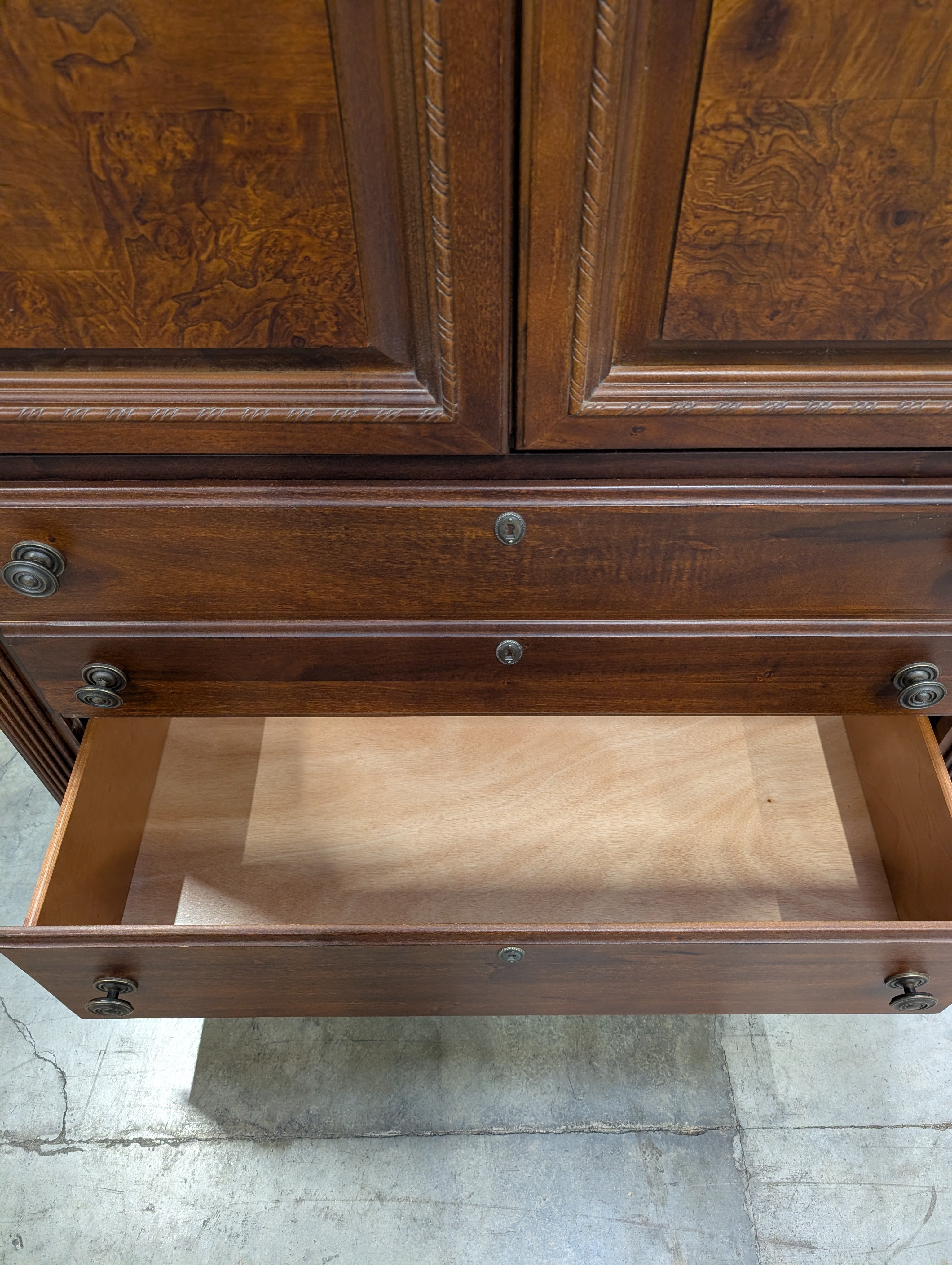Vaughan Furniture Company TV Armoire with Drawers