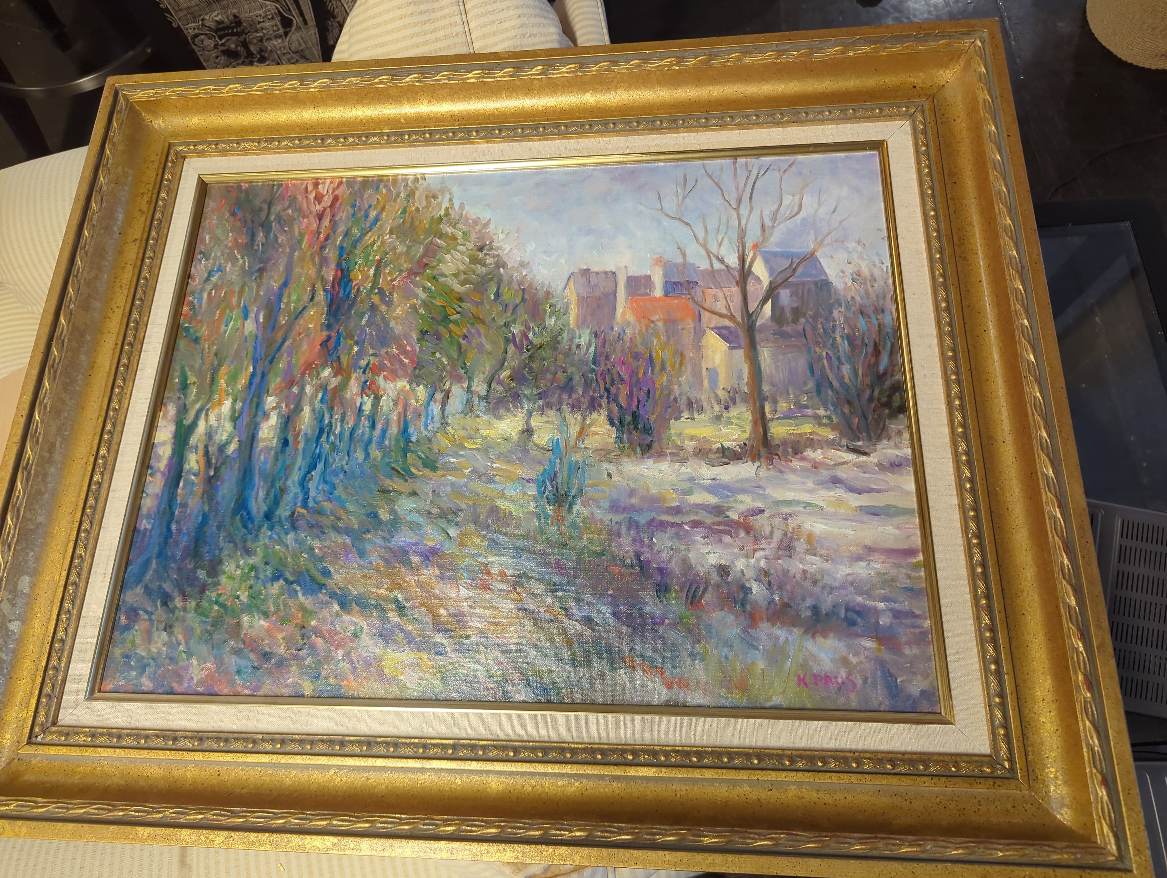K Paus Original Forest Painting