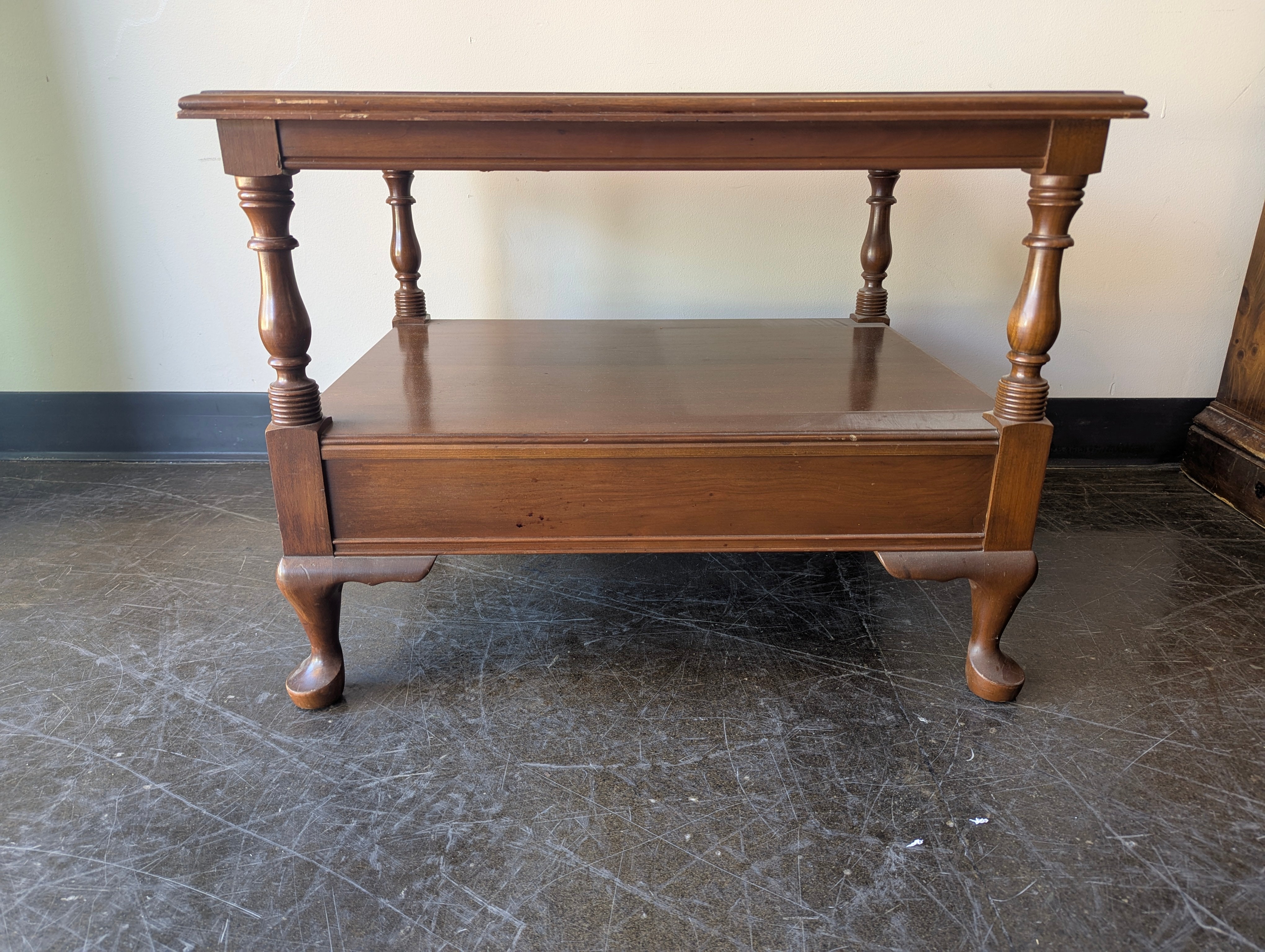 Pennsylvania House Traditional Wood Side Table with Drawer