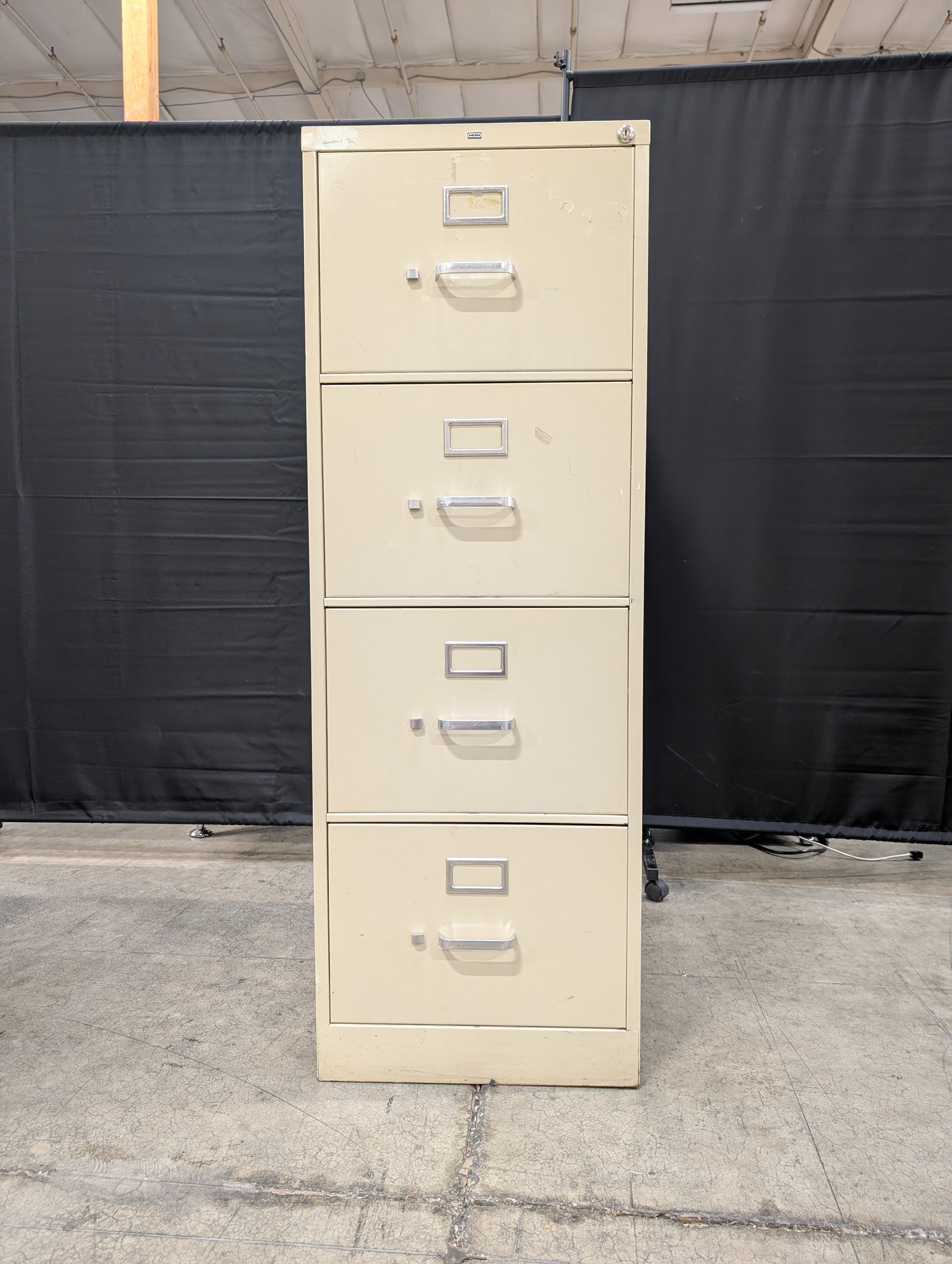 Four Drawer HON File Cabinet No Key
