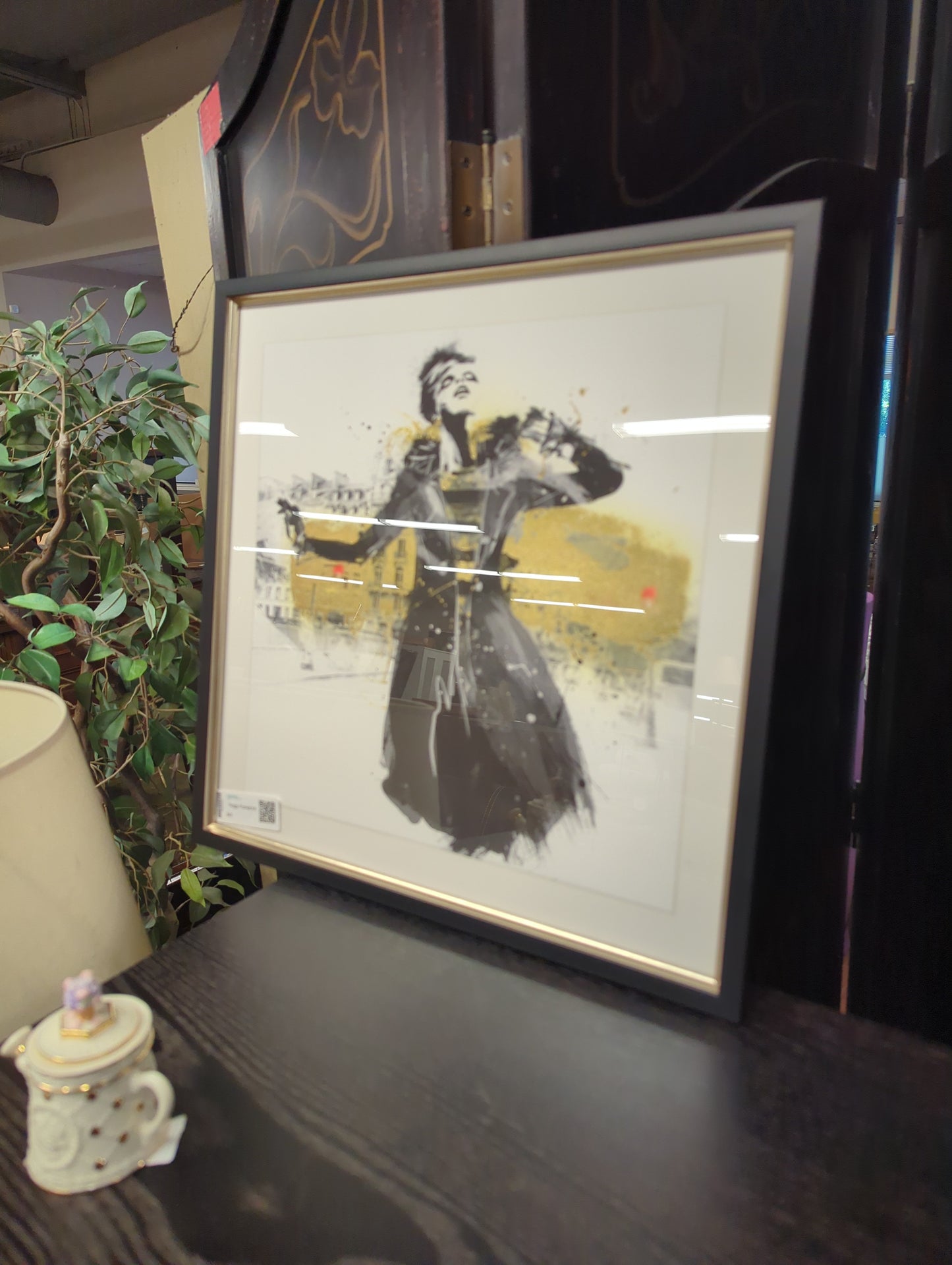 Twiggy Framed Art