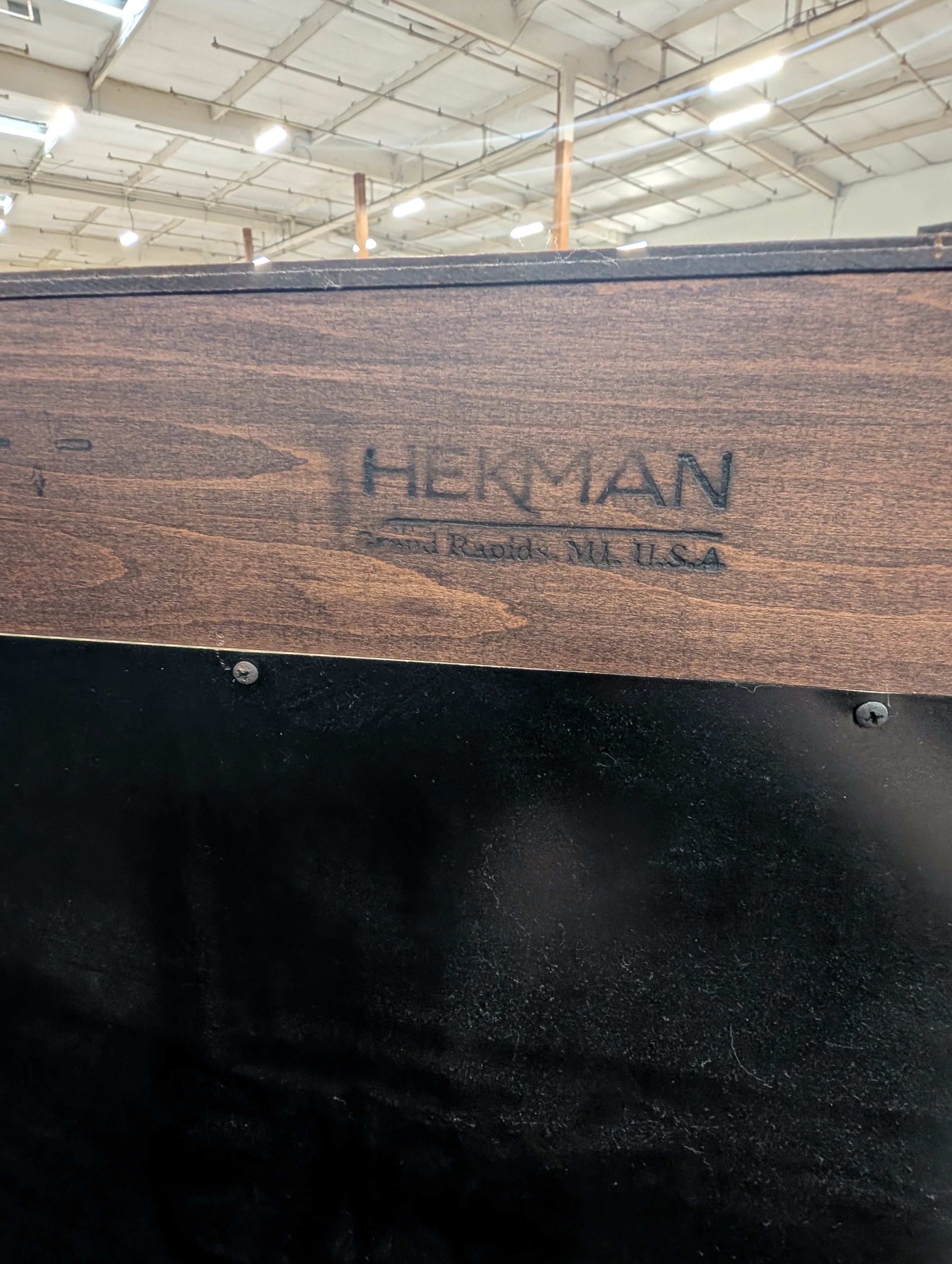 Dark Wood HEKMAN TV Armoire Cabinet